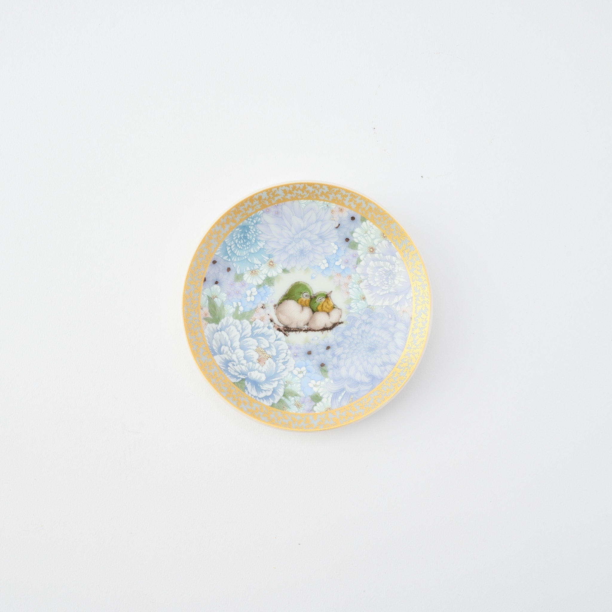 Kutani Art Colorful Saibyo Sauce Plate