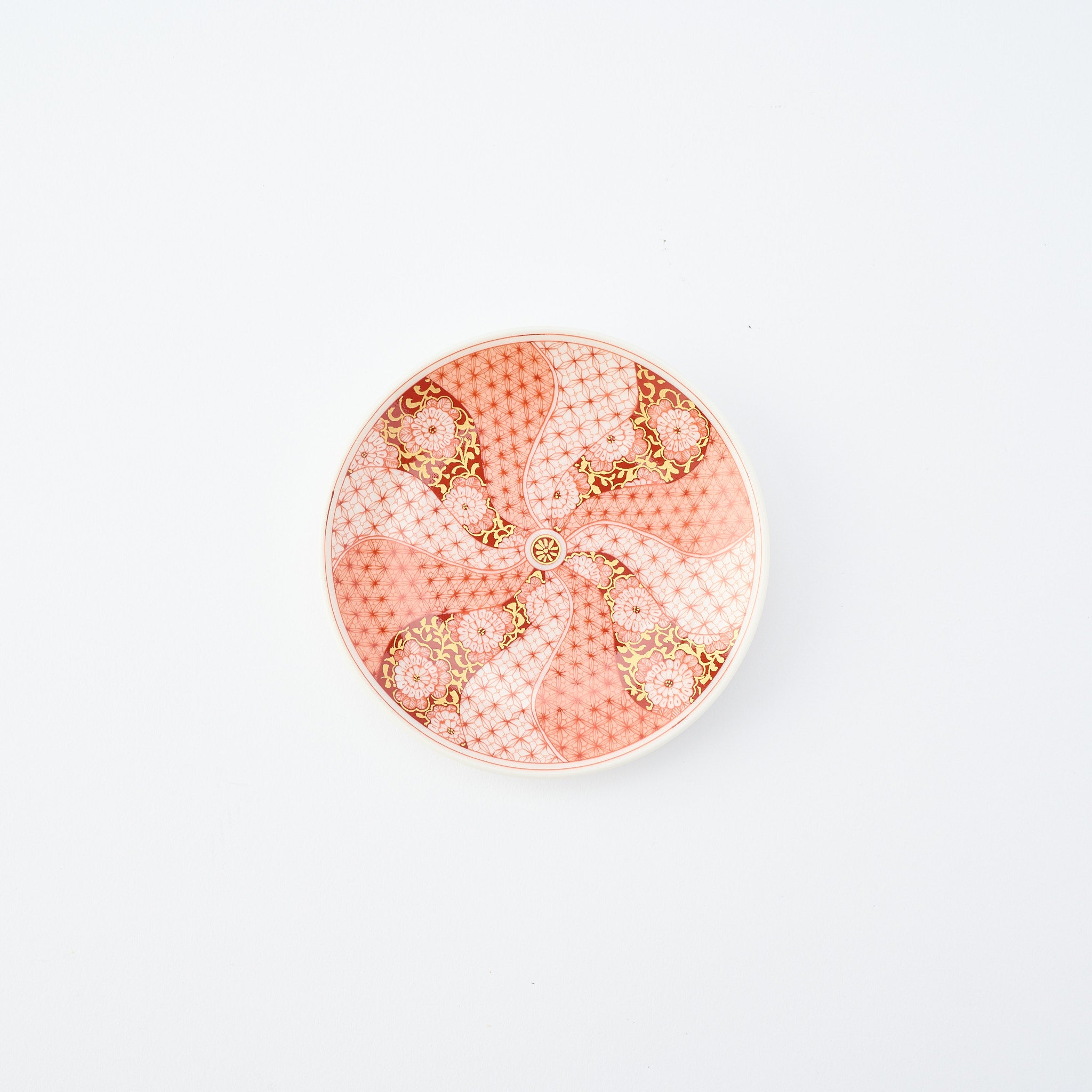 Kutani Art Colorful Saibyo Sauce Plate