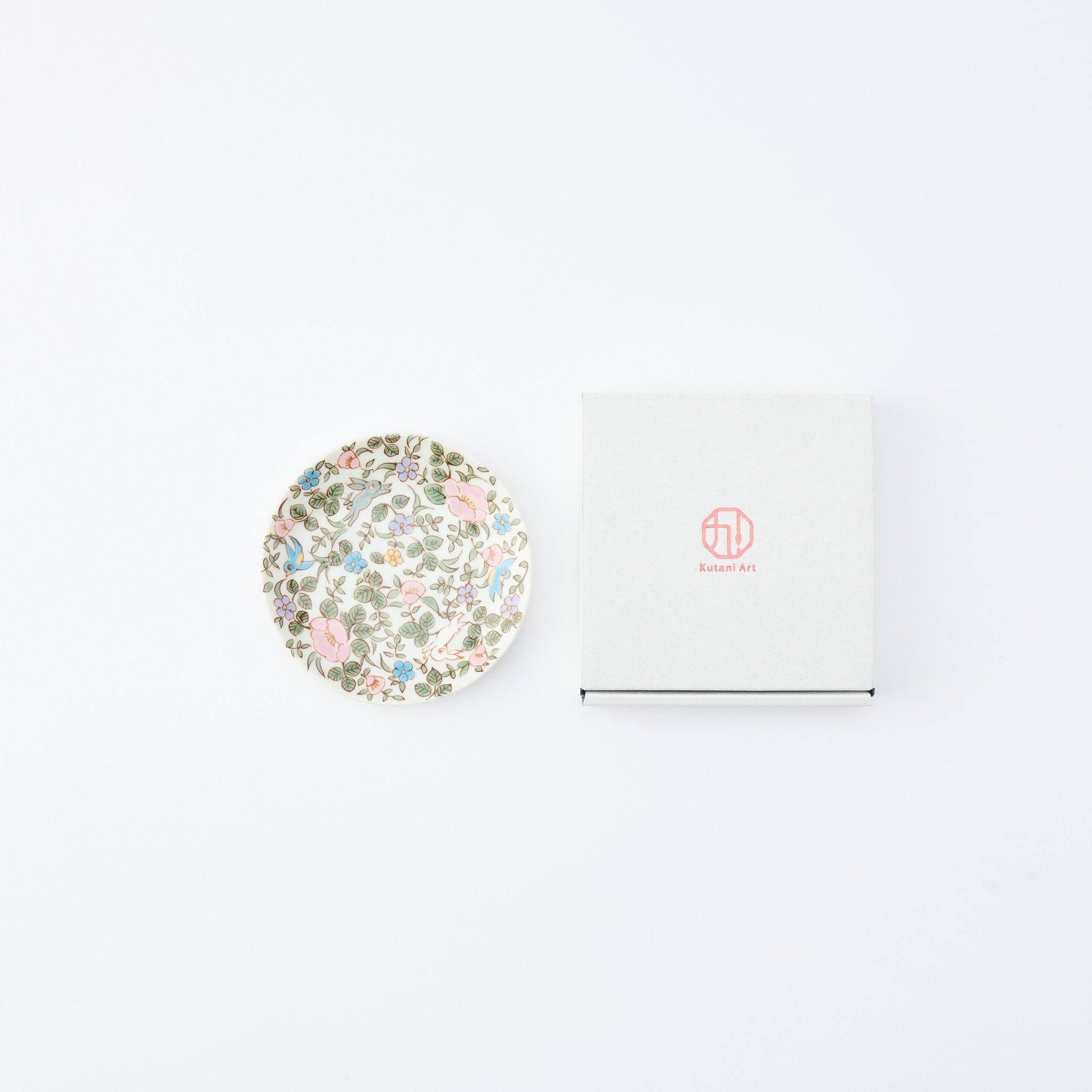 Kutani Art Blumen-Soßenteller