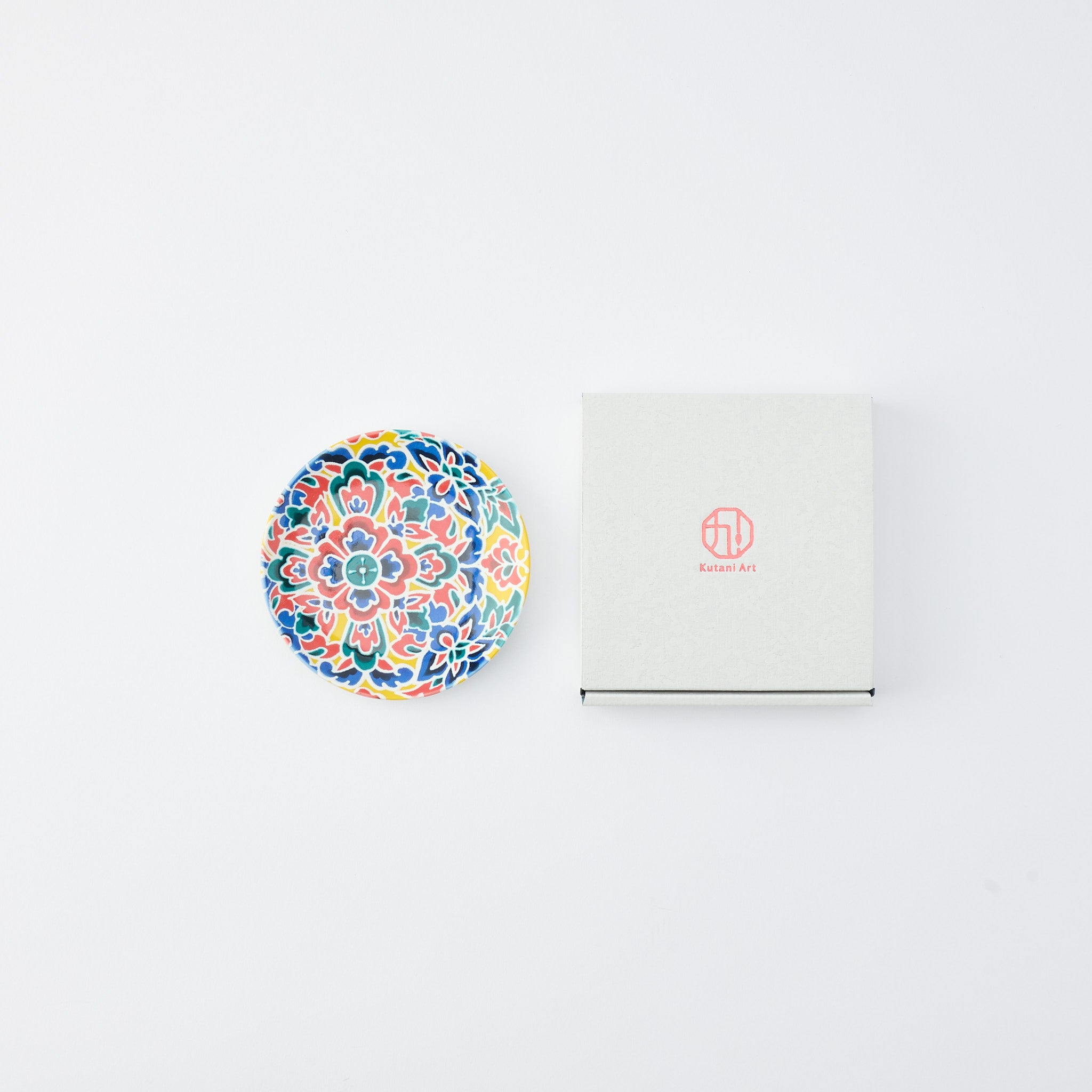 Kutani Art Blumen-Soßenteller