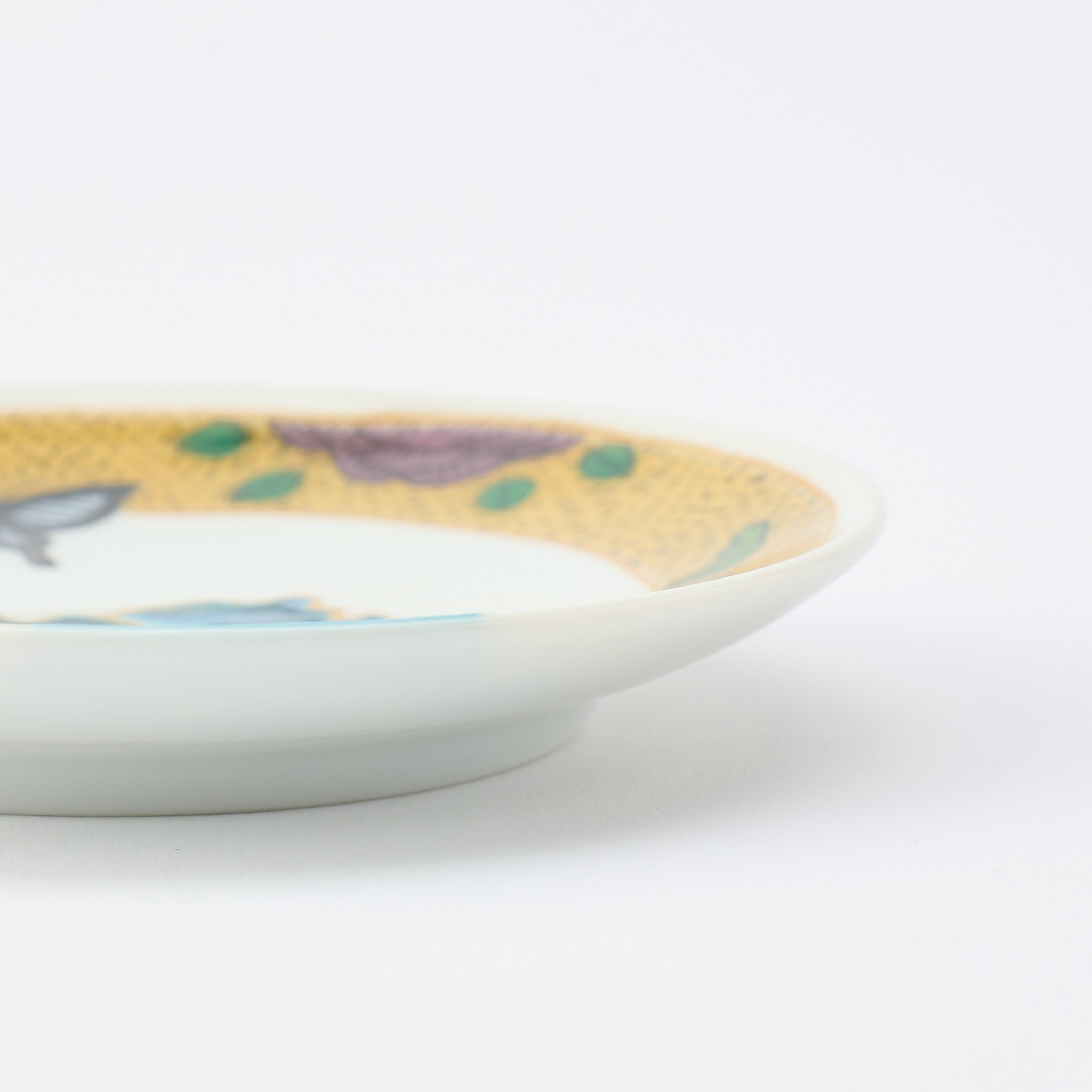 Kutani Art Heritage Designs Sauce Plate