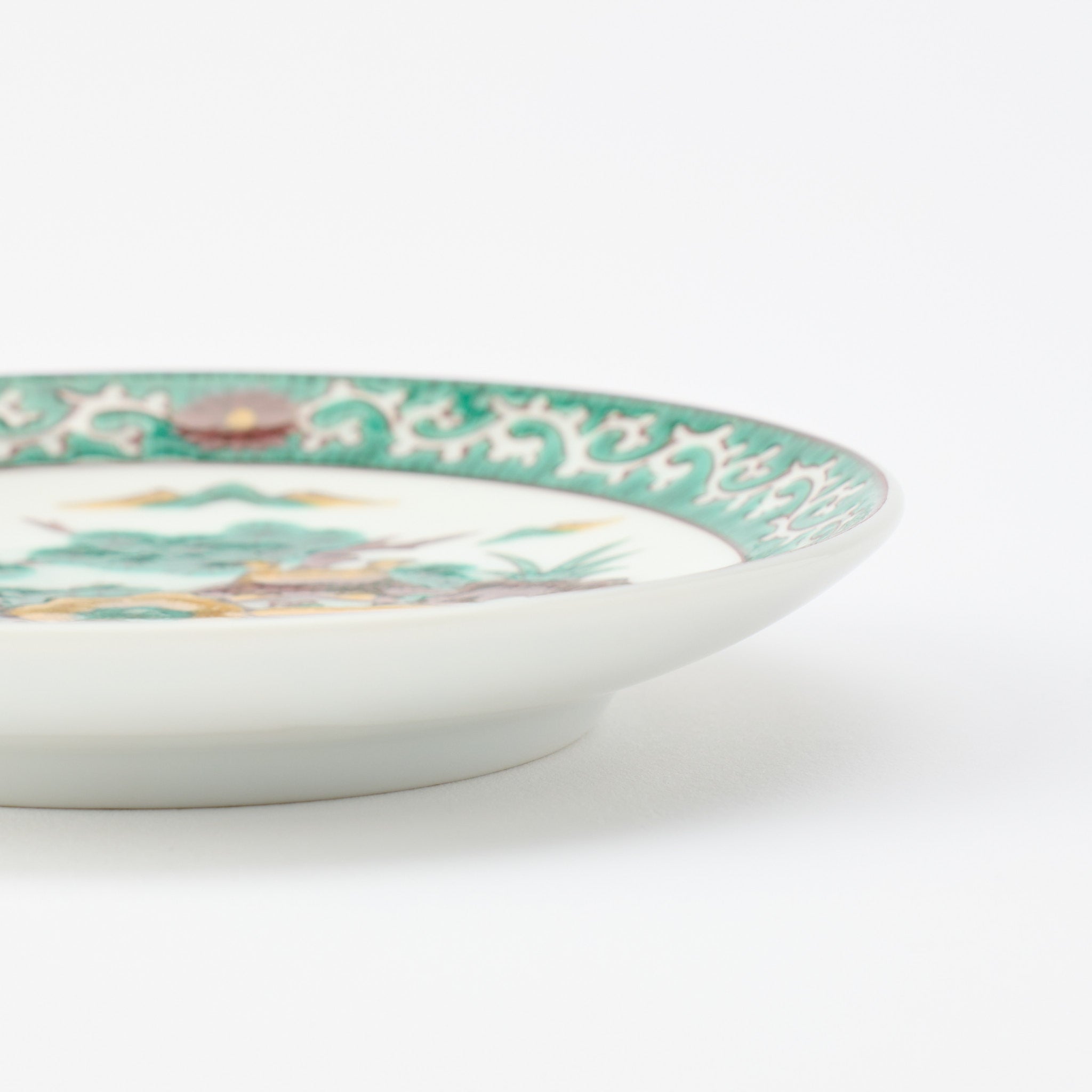Kutani Art Heritage Designs Sauce Plate