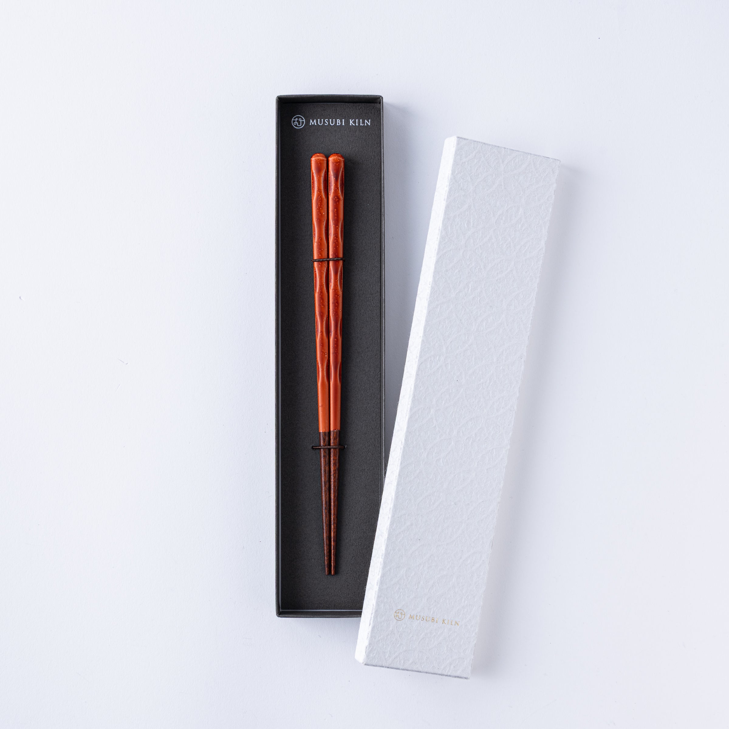 Glazed Finish Carved Chopsticks