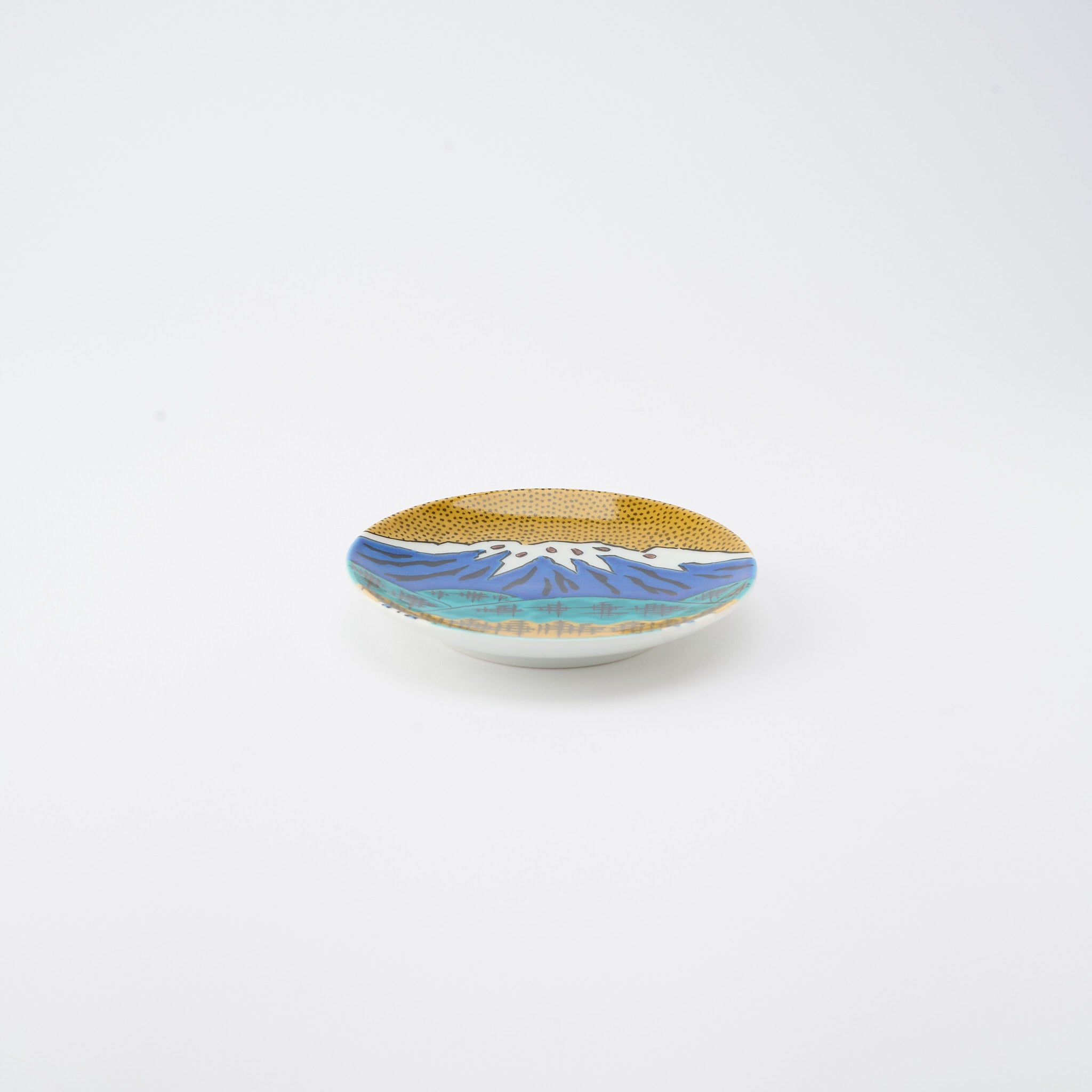 Kutani Art Heritage Designs Sauce Plate
