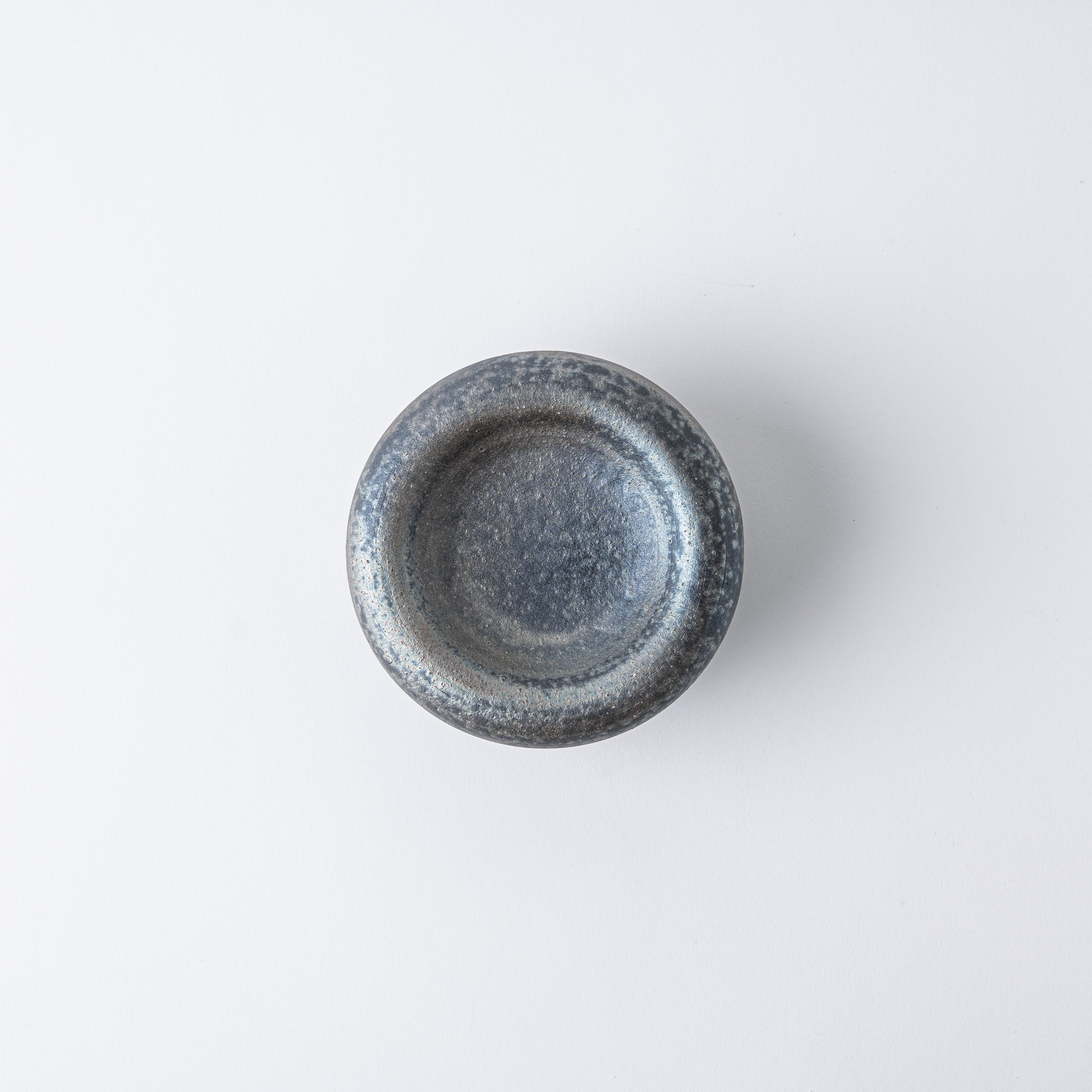 Hoher Beistellteller aus Schiefer, 15 cm