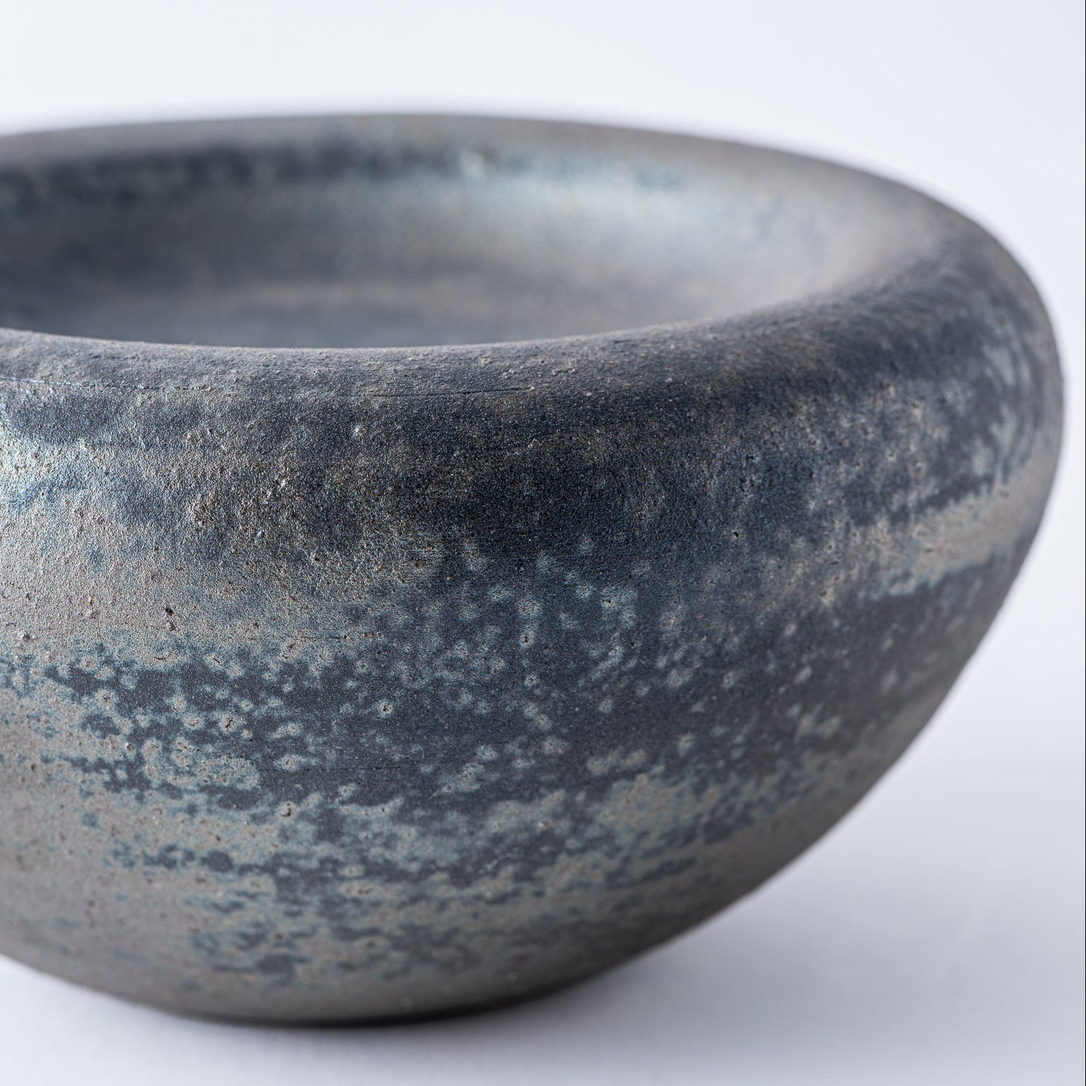 Hoher Beistellteller aus Schiefer, 15 cm