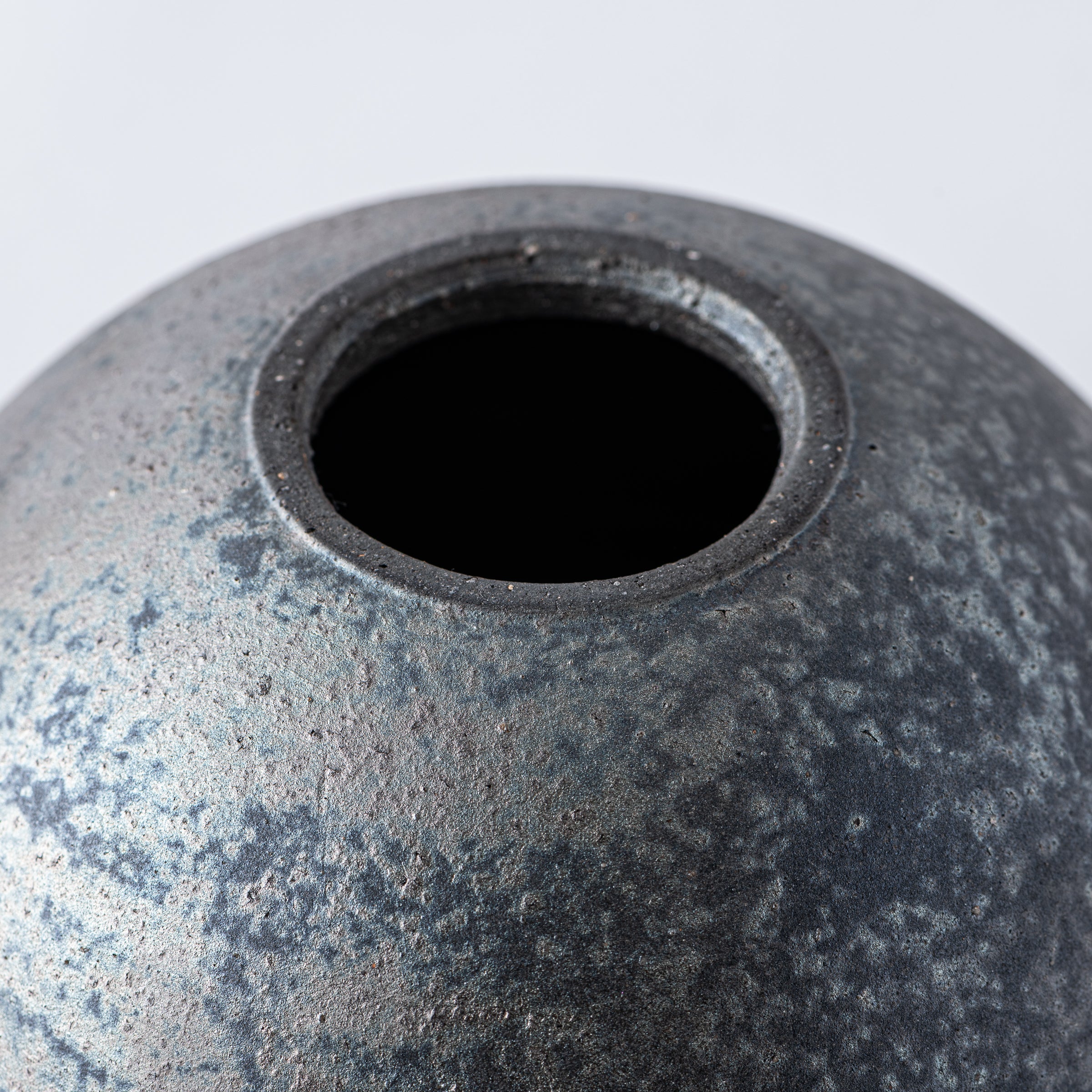 Hoher Beistellteller aus Schiefer, 15 cm