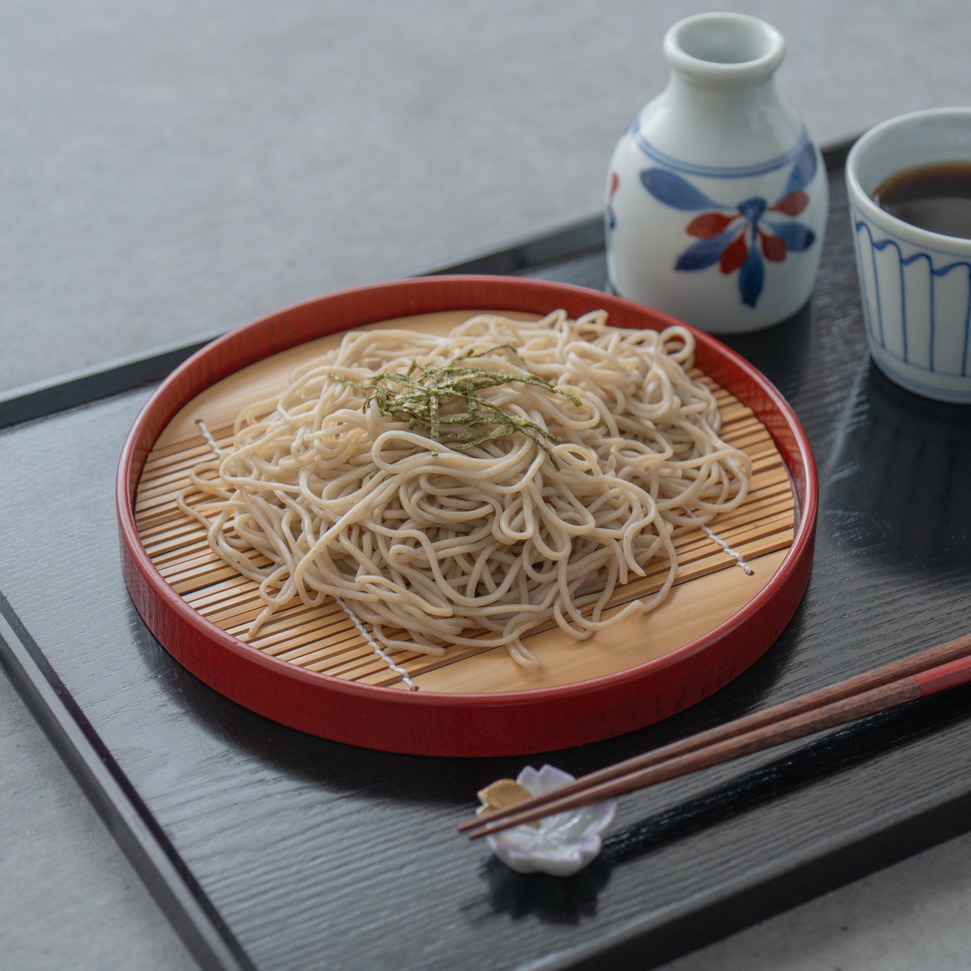 Round Japanese Soba Tray