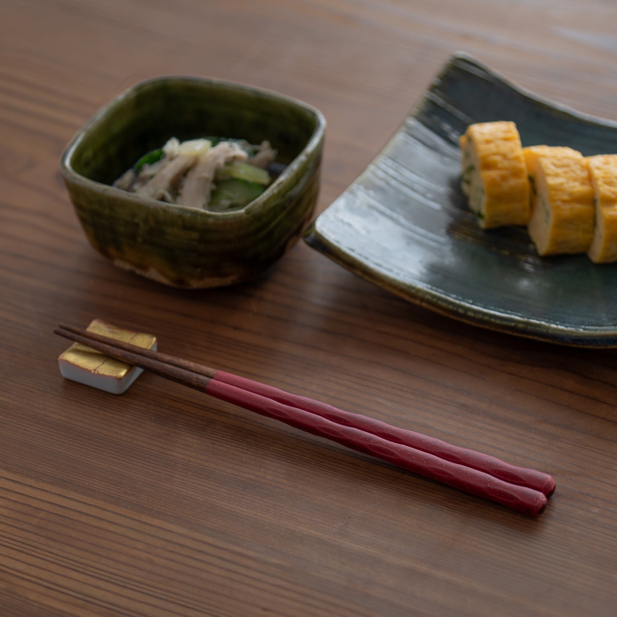 Glazed Finish Carved Chopsticks