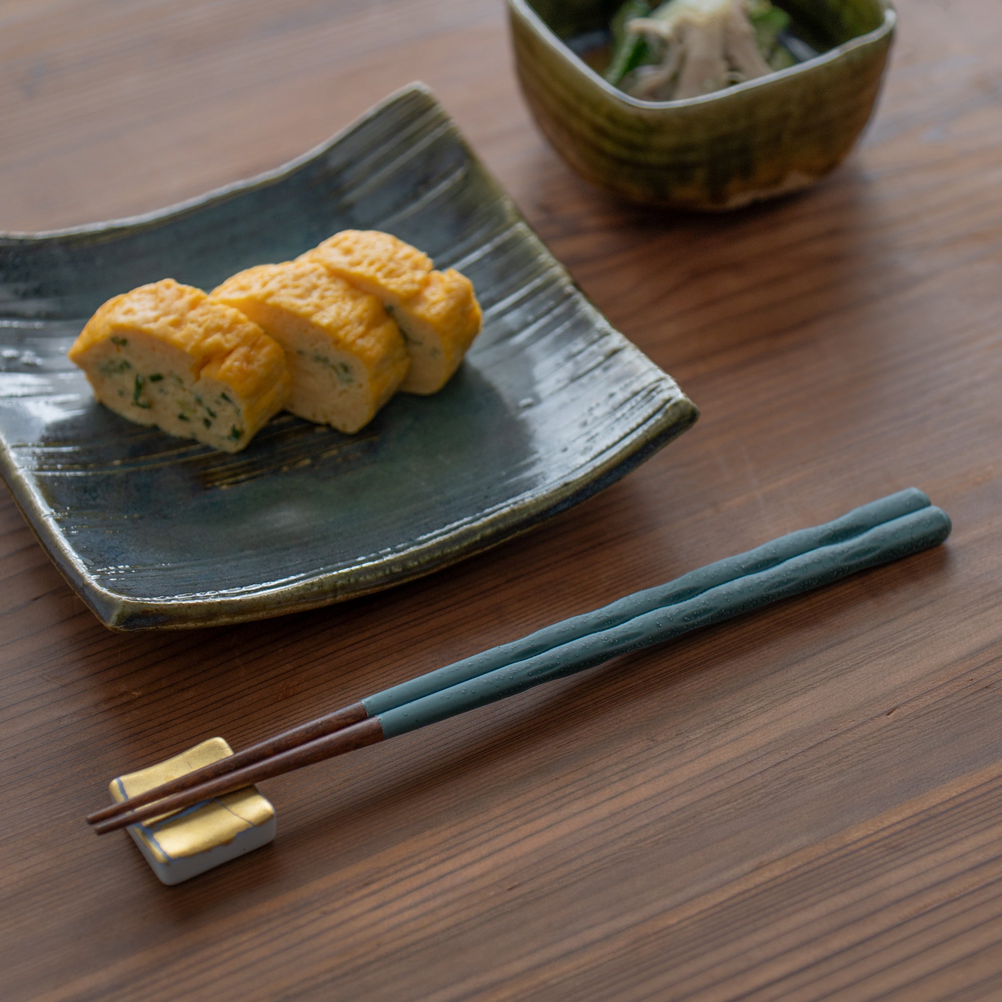Glazed Finish Carved Chopsticks
