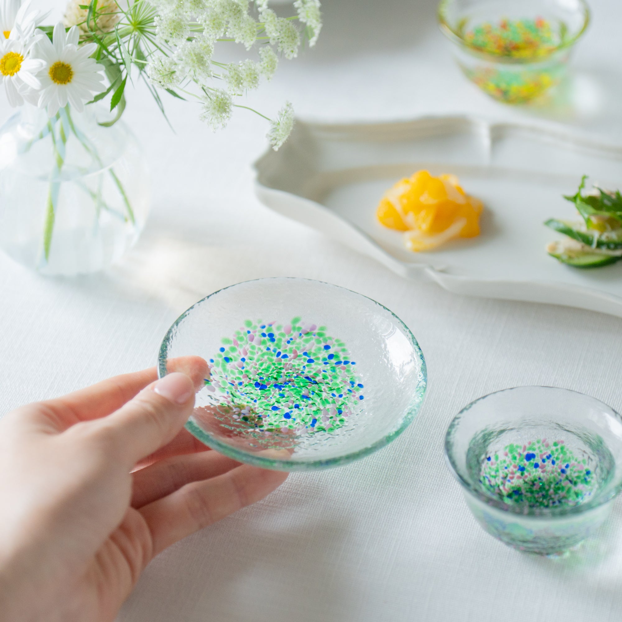 Four Seasons Color Sauce Plate