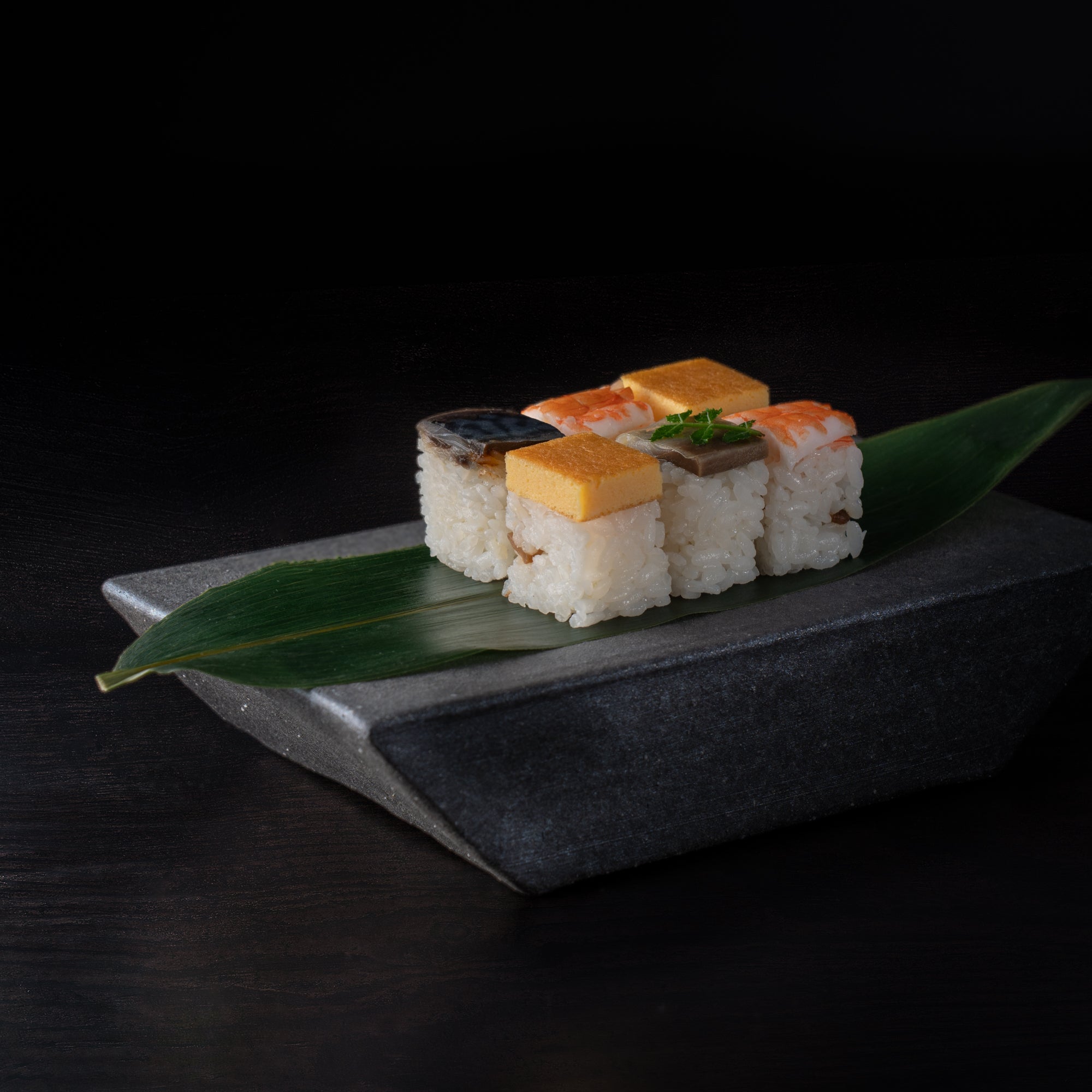 Slate Tall Rectangular Side Plate