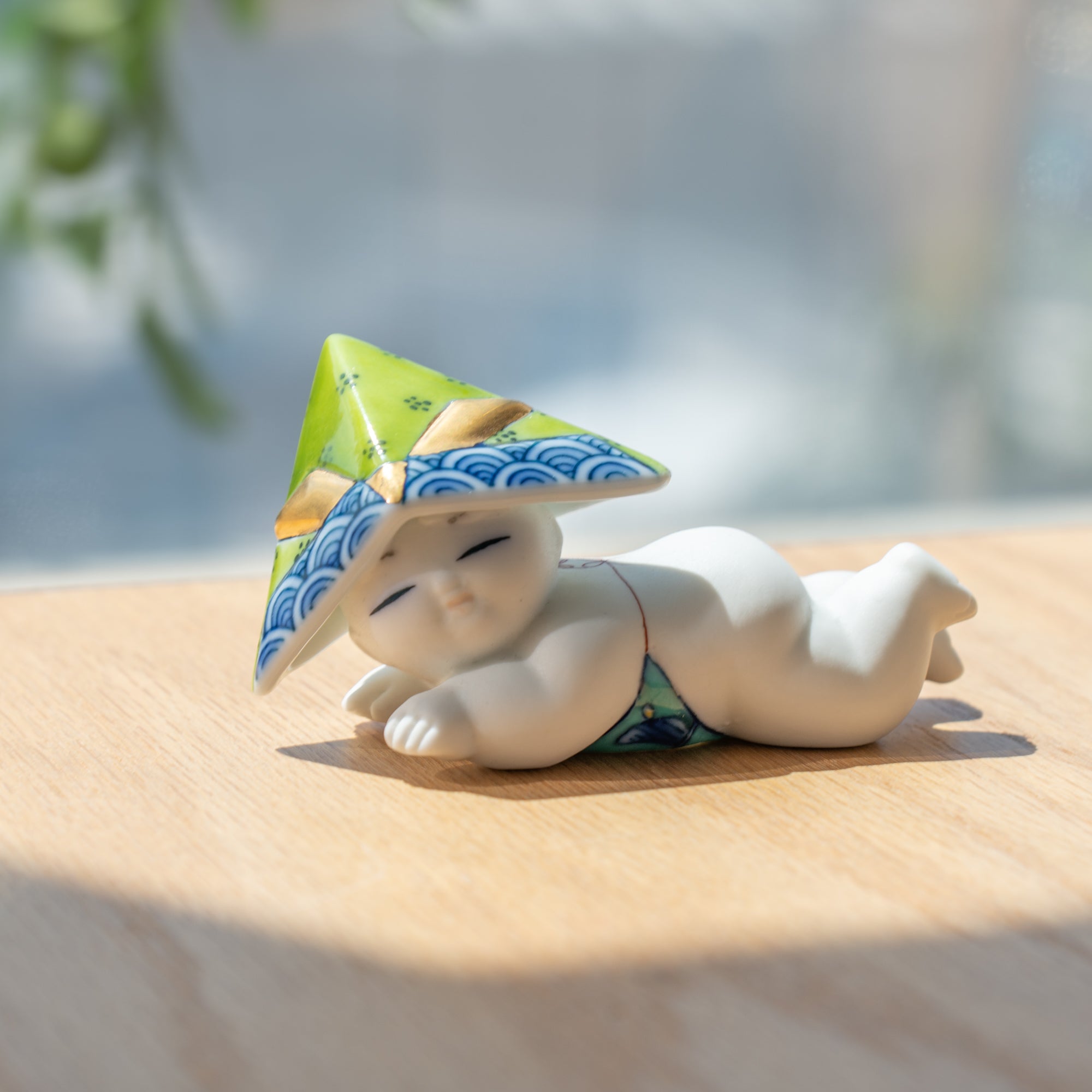 Kleine ruhende Gosho-Puppe für Jungenfestival