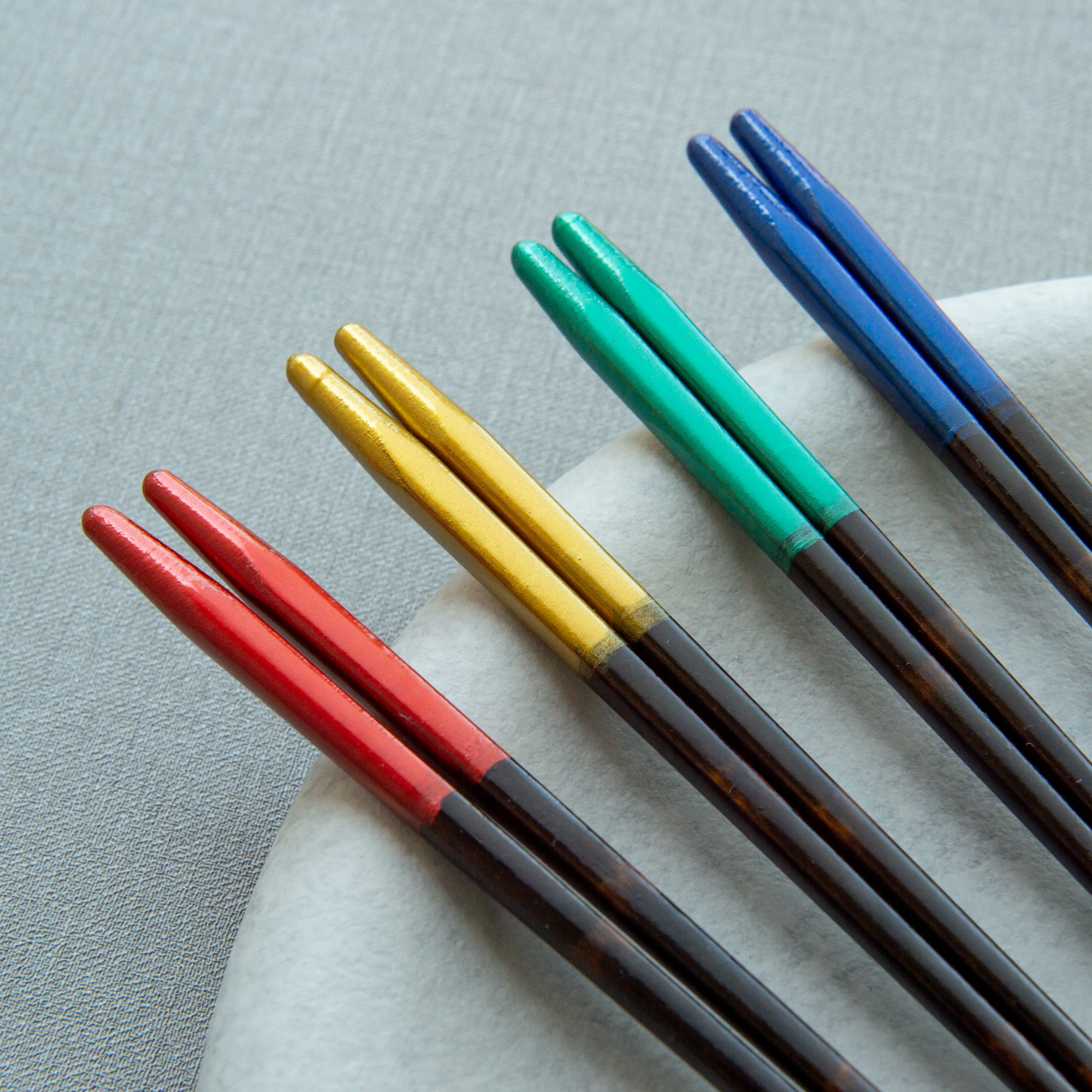 Peacock Feather Luster Chopsticks