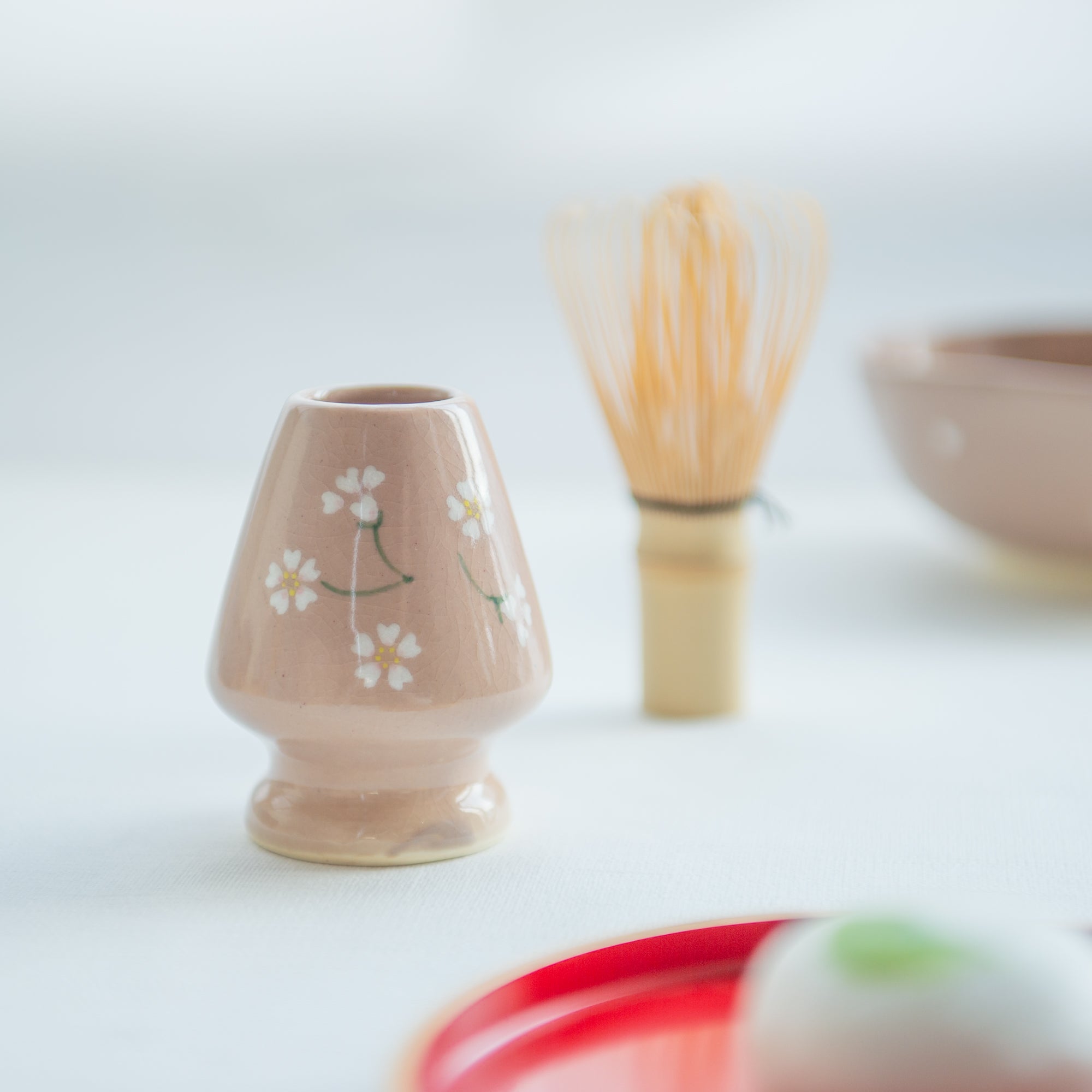 Floating Sakura Matcha Whisk Holder