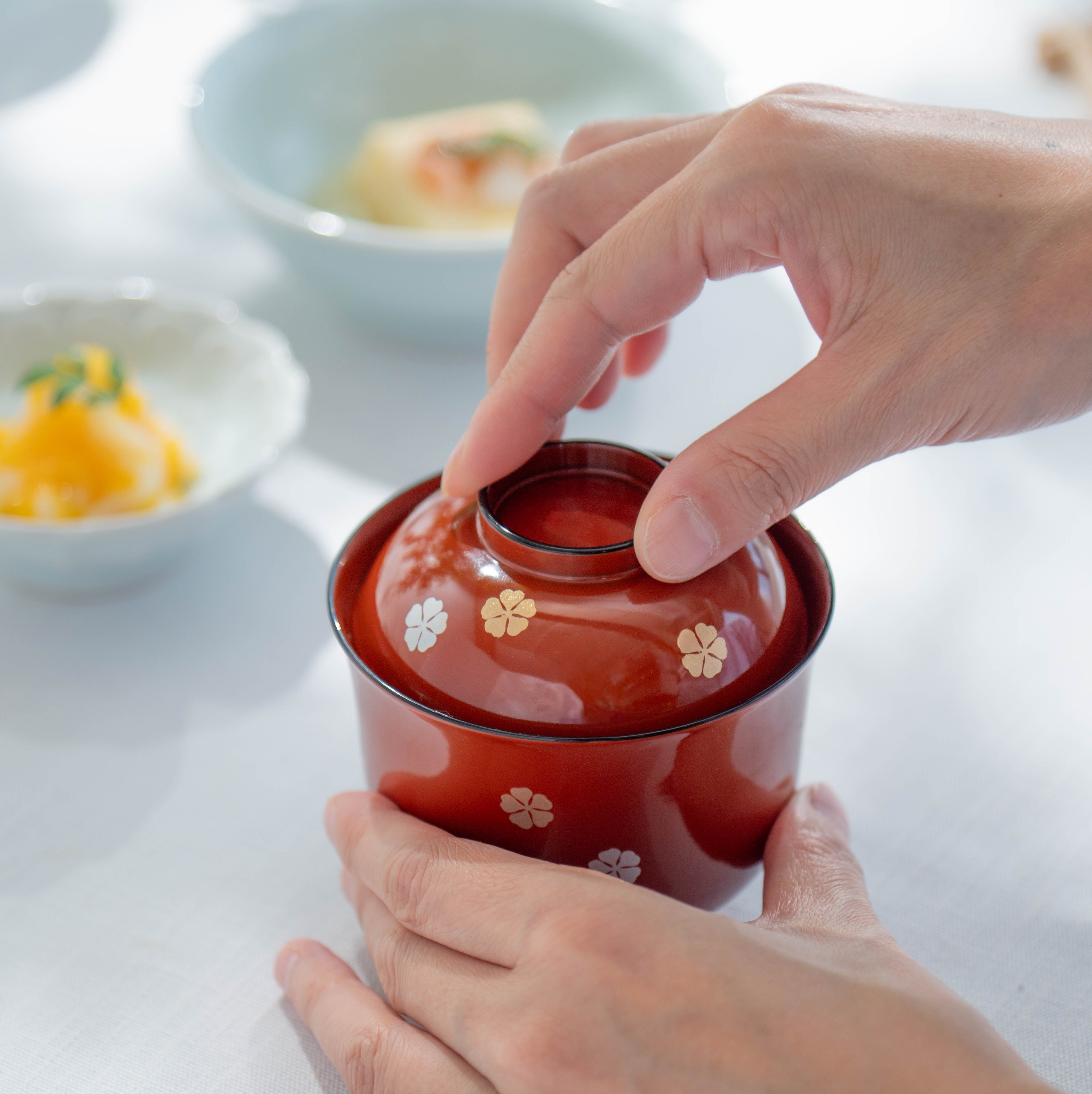 Sakura Miso-Suppenschüssel mit Deckel