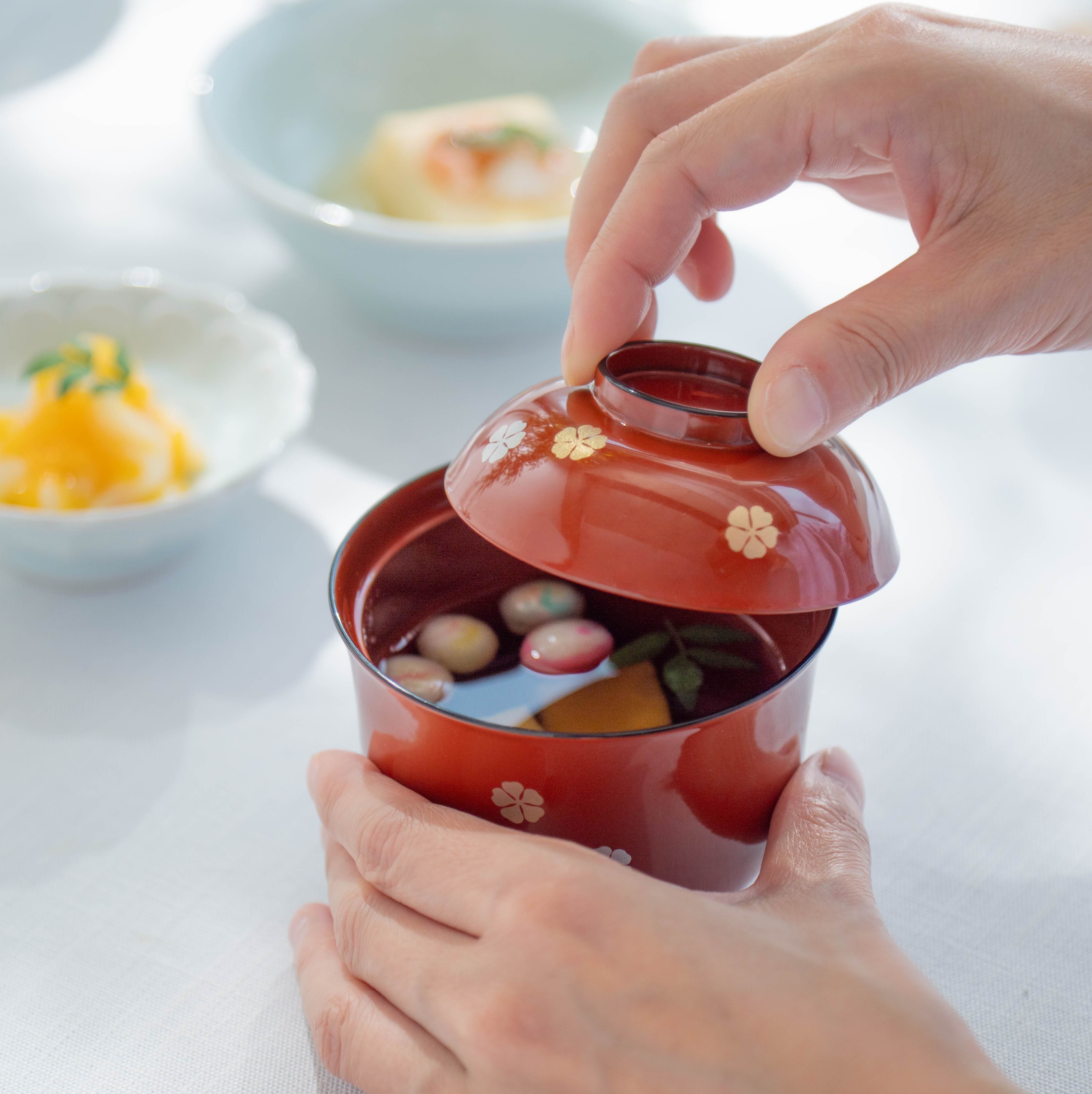 Sakura Miso-Suppenschüssel mit Deckel