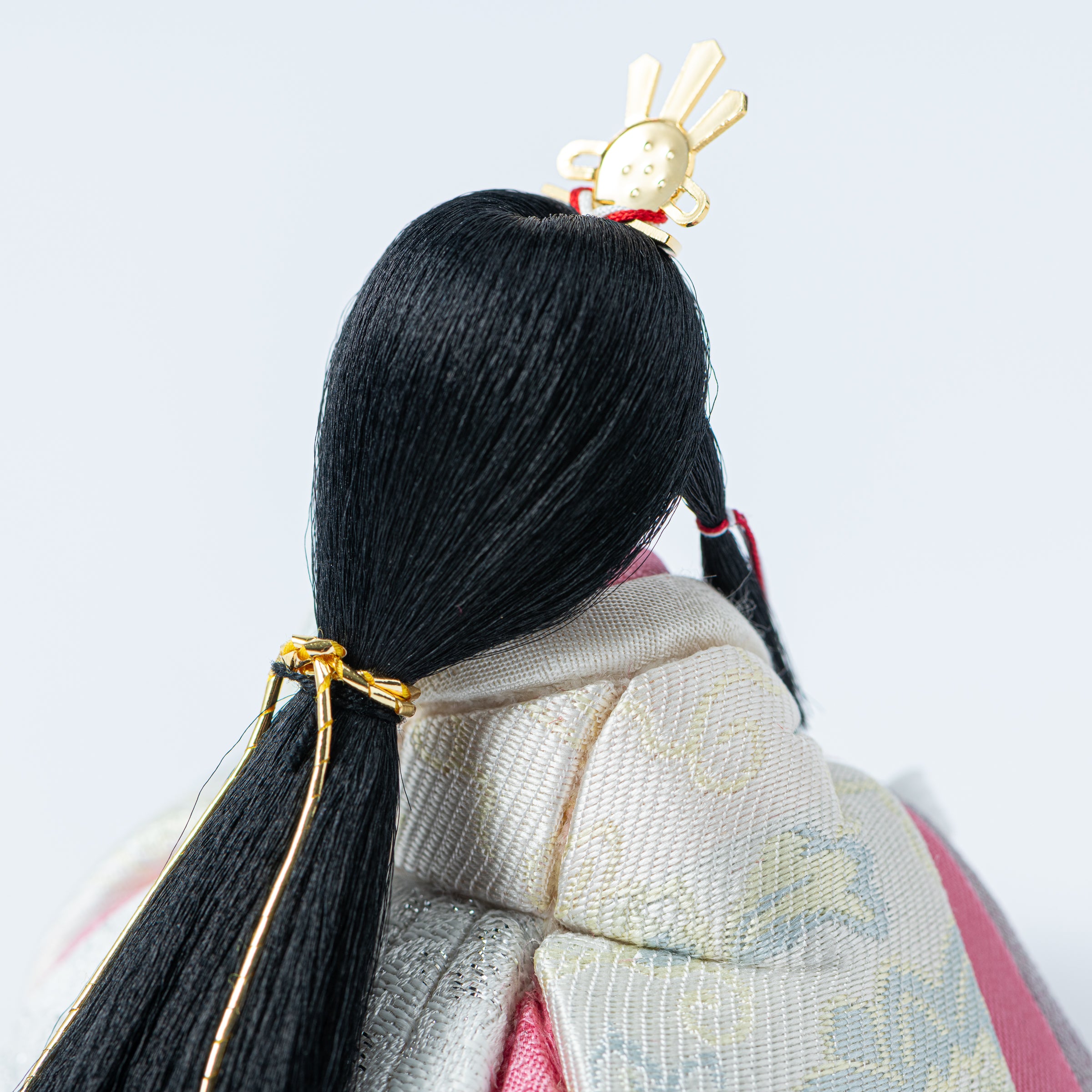 Peony Arabesque Hina Dolls with Golden Folding Screen
