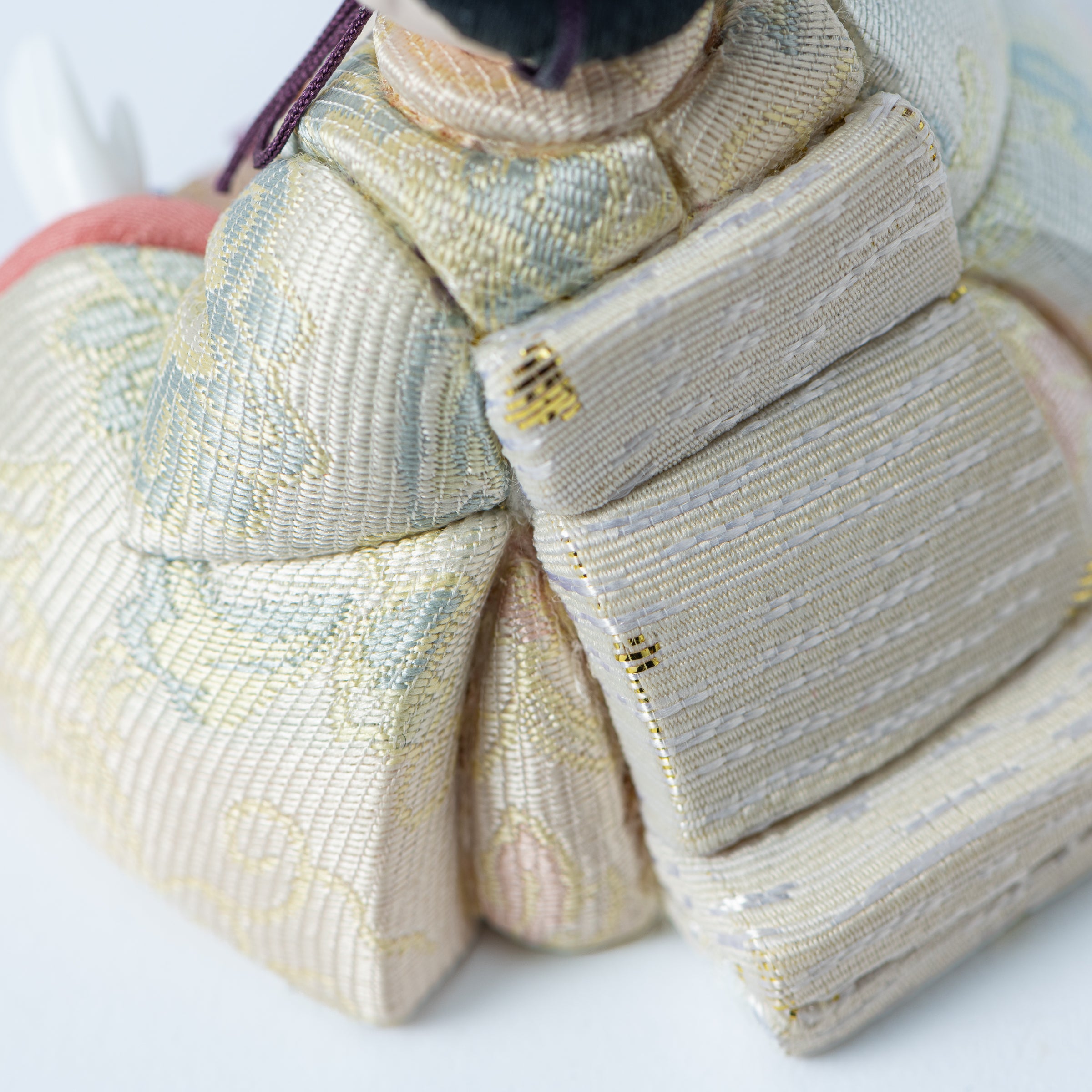 Peony Arabesque Hina Dolls with Golden Folding Screen