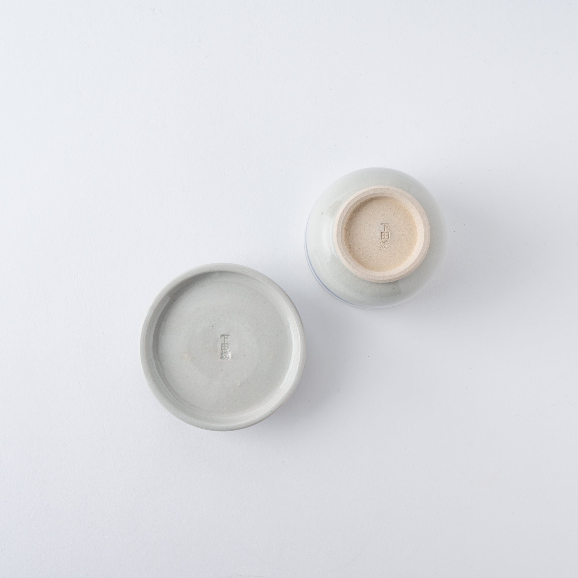 Blaue Pinselstrich-Chawanmushi-Schale