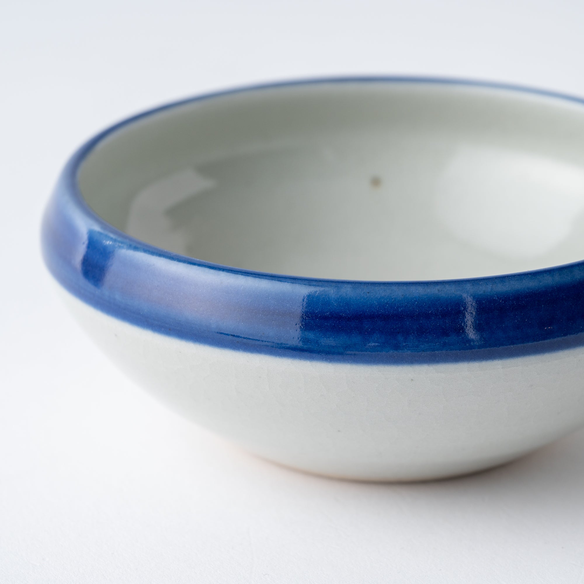 Blaue Pinselrand Kobachi Kleine Schale