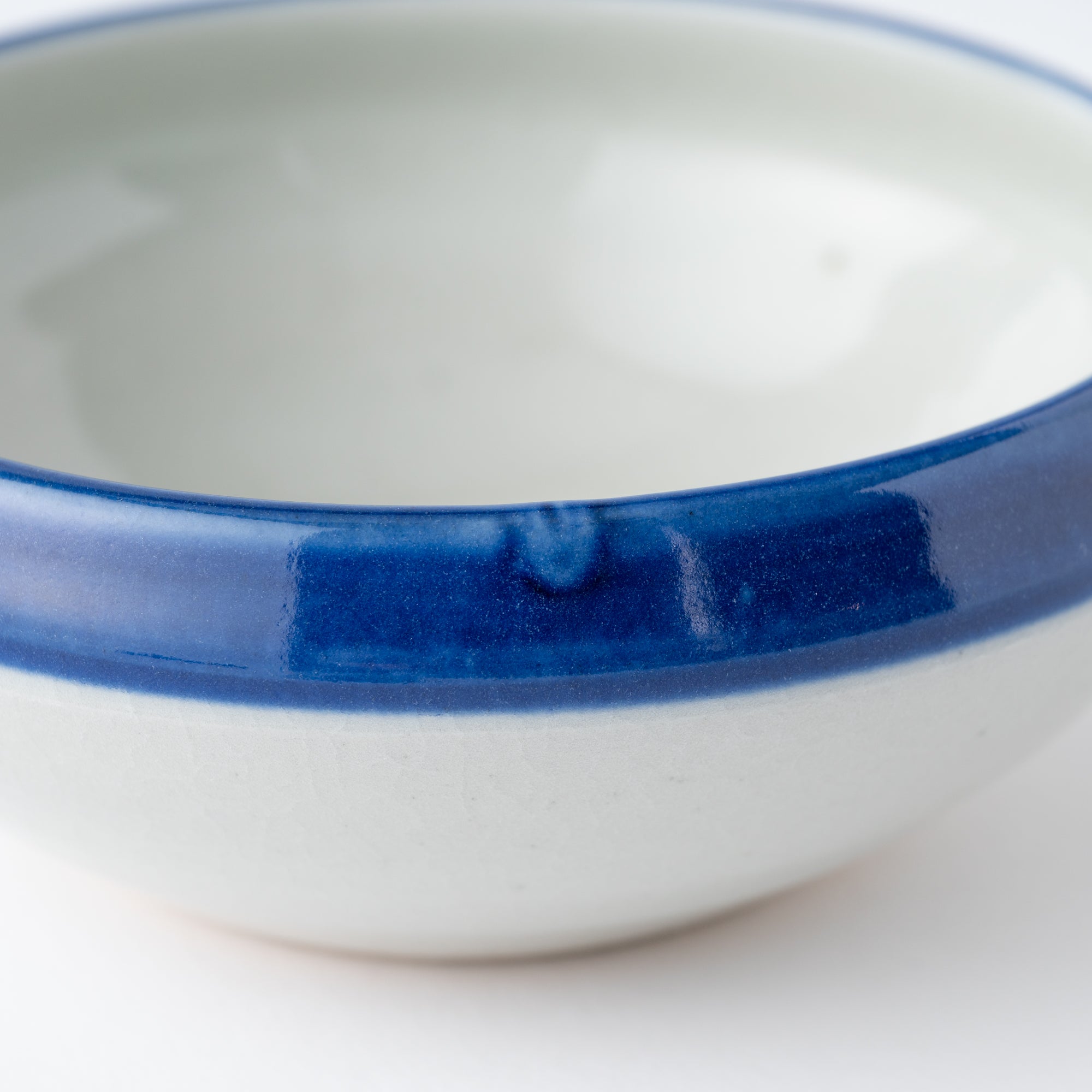 Blaue Pinselrand Kobachi Kleine Schale
