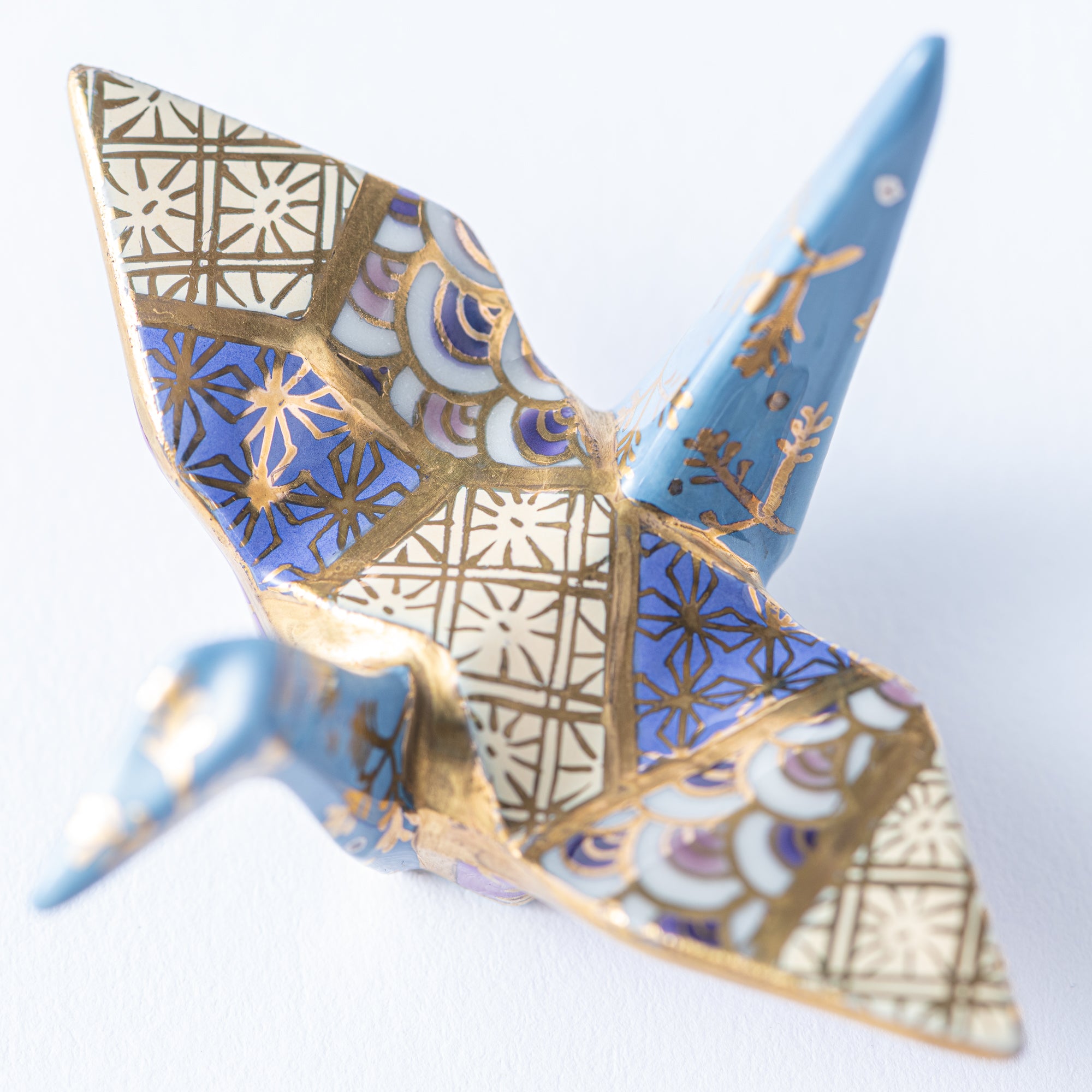Blue Sky Crane Ornament