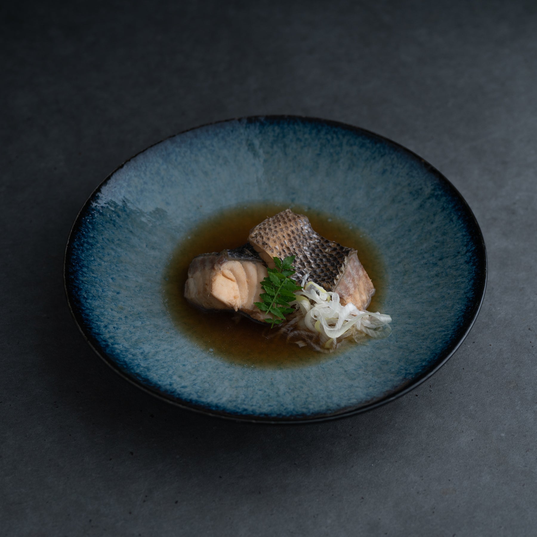 Icy Blue Dinner Plate