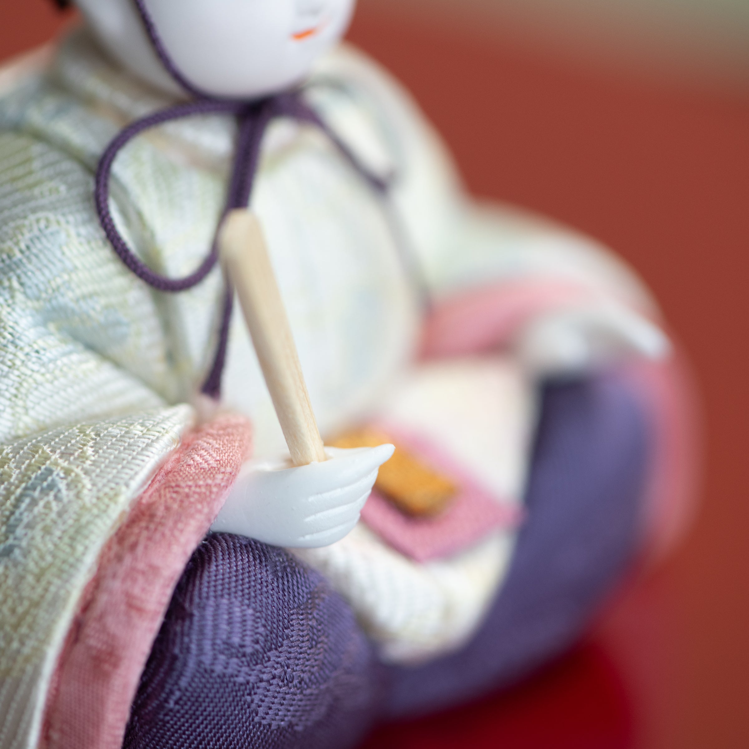 Peony Arabesque Hina Dolls with Golden Folding Screen