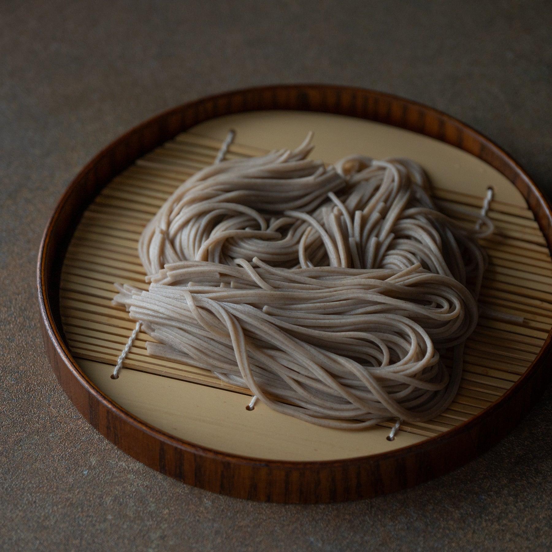 Round Japanese Soba Tray