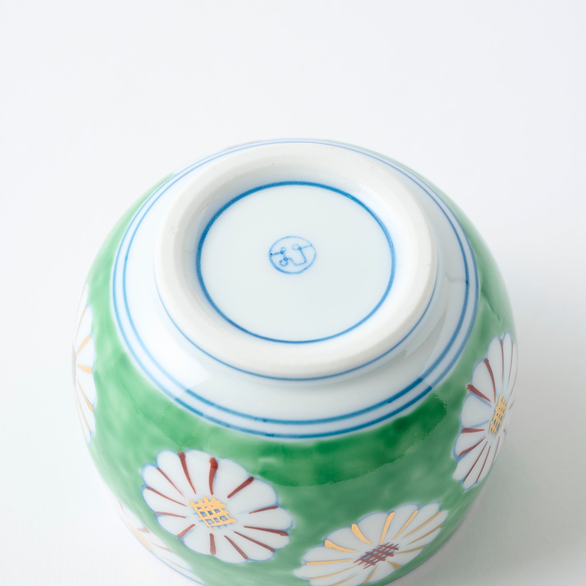 Green Field of Chrysanthemums Chawanmushi Bowl