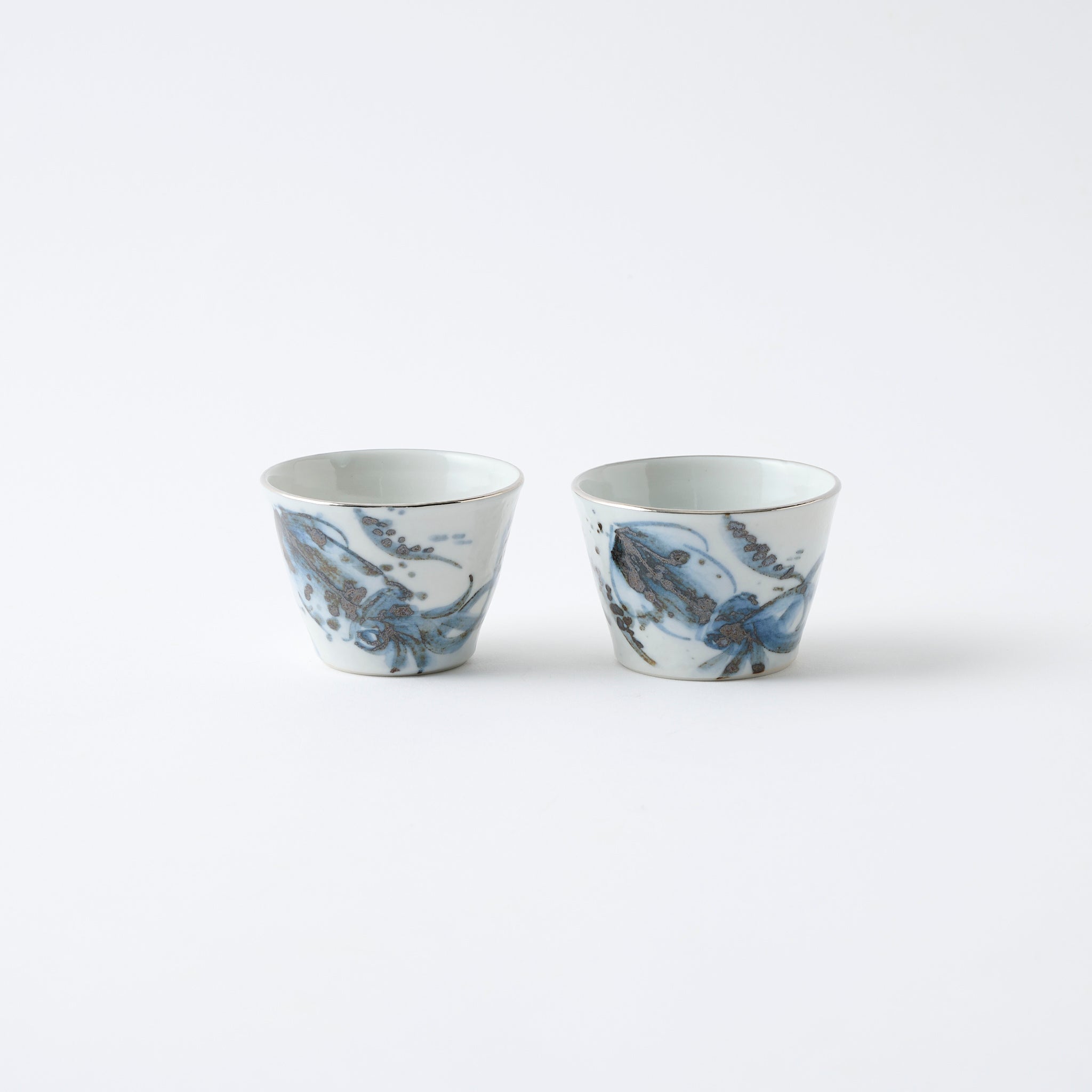 Sake-Set „Meerestiere in Blau"