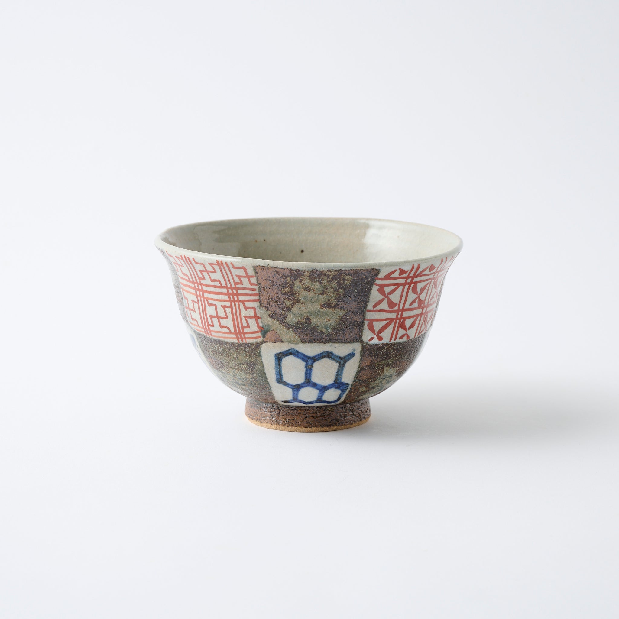 Cuenco Donburi con estampado de cuadros de 6,2 pulgadas