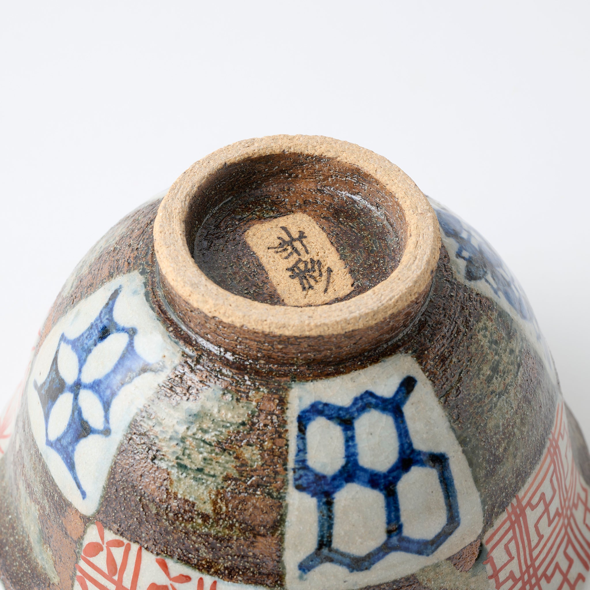 Cuenco Donburi con estampado de cuadros de 6,2 pulgadas