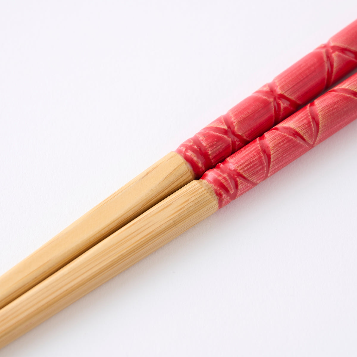 Baguettes épaisses à motif grain de bambou écaille de tortue