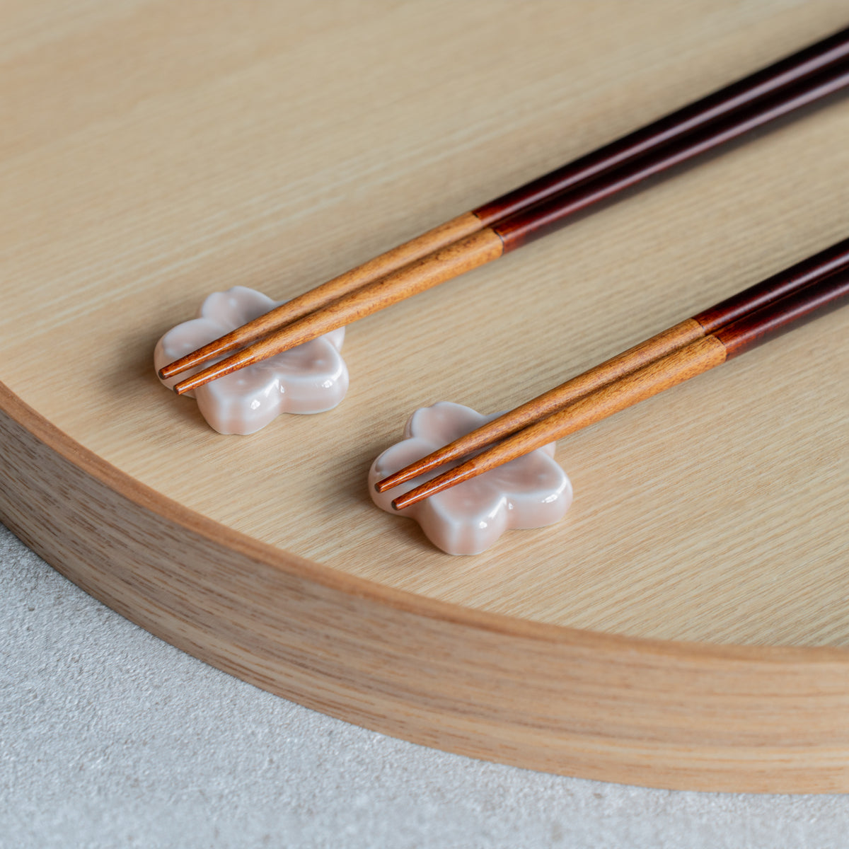 Palillos de Laca Joboji Sakura con Reposapalillos