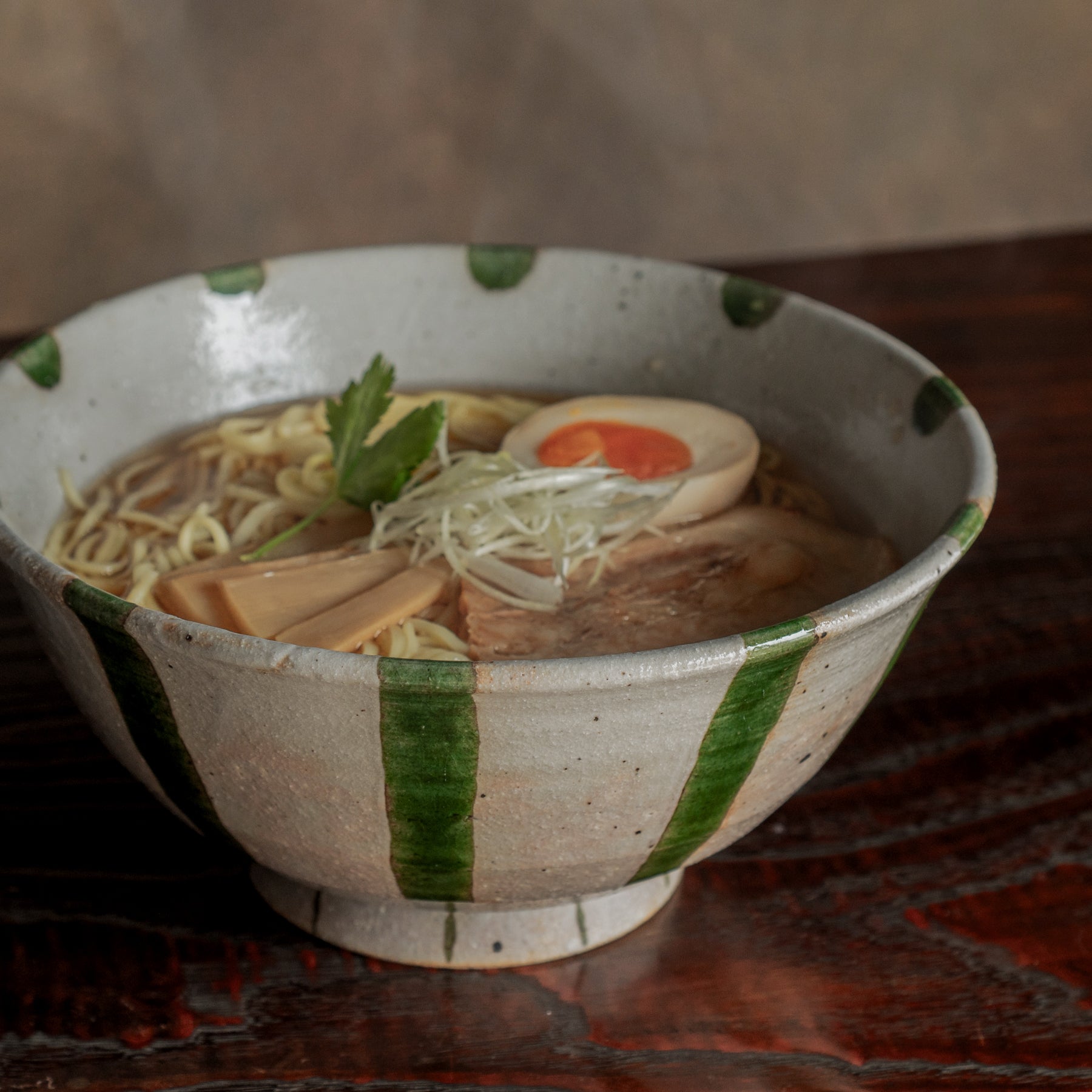 Bol à ramen motif rayures 7,7 pouces