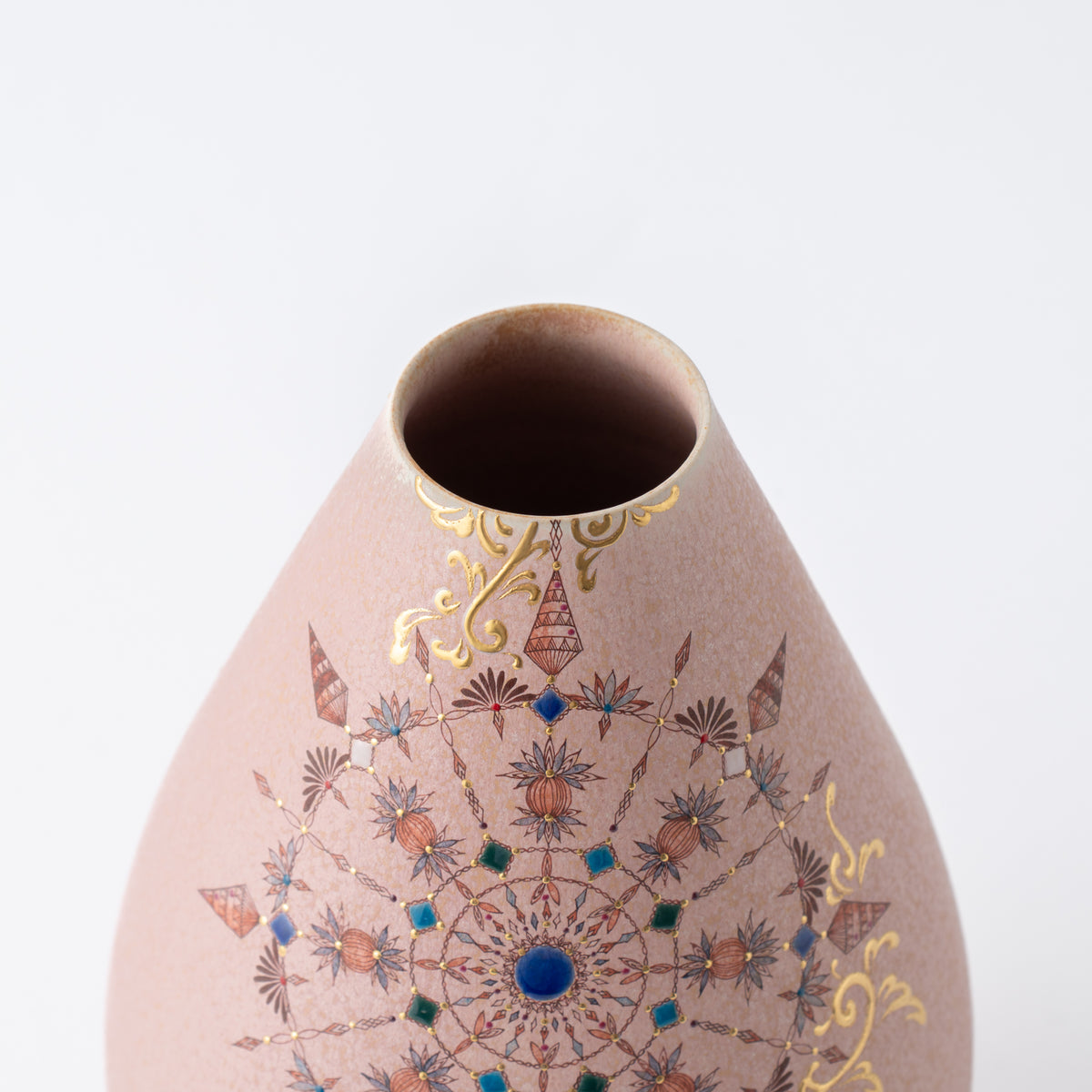 Ebicha-Saibyo Palace in the Haze Flower Vase