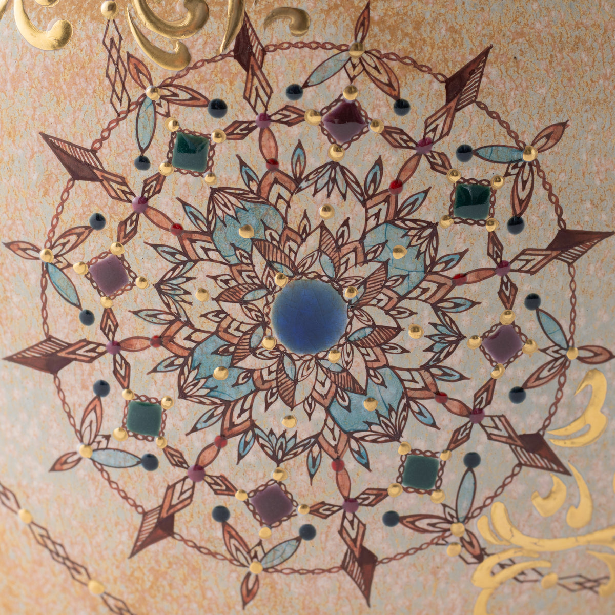 Ebicha-Saibyo Window with Gold