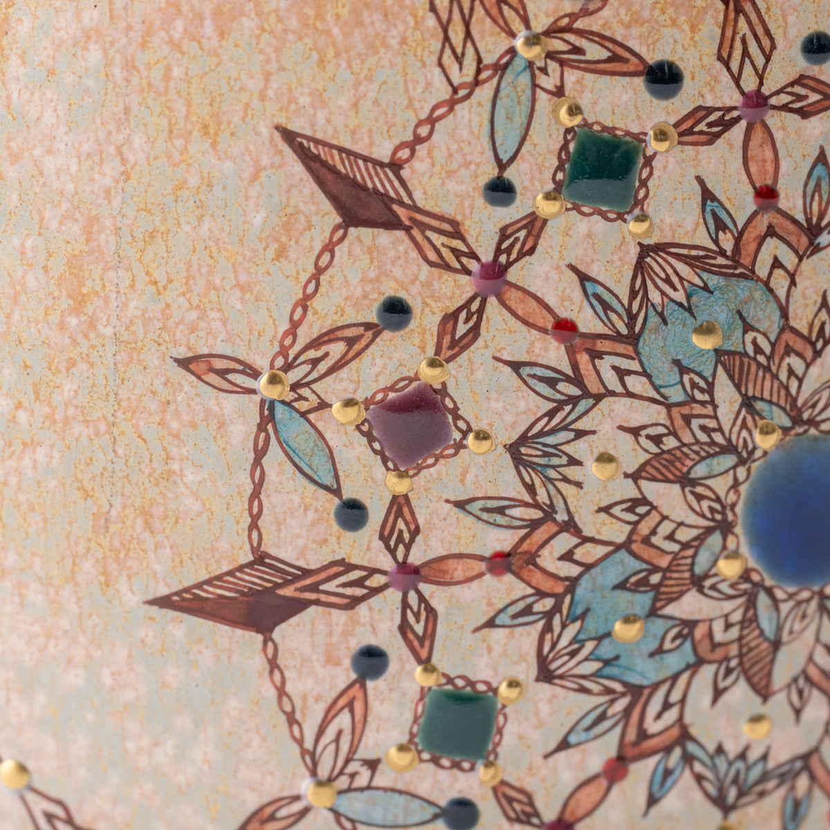 Ebicha-Saibyo Window with Gold