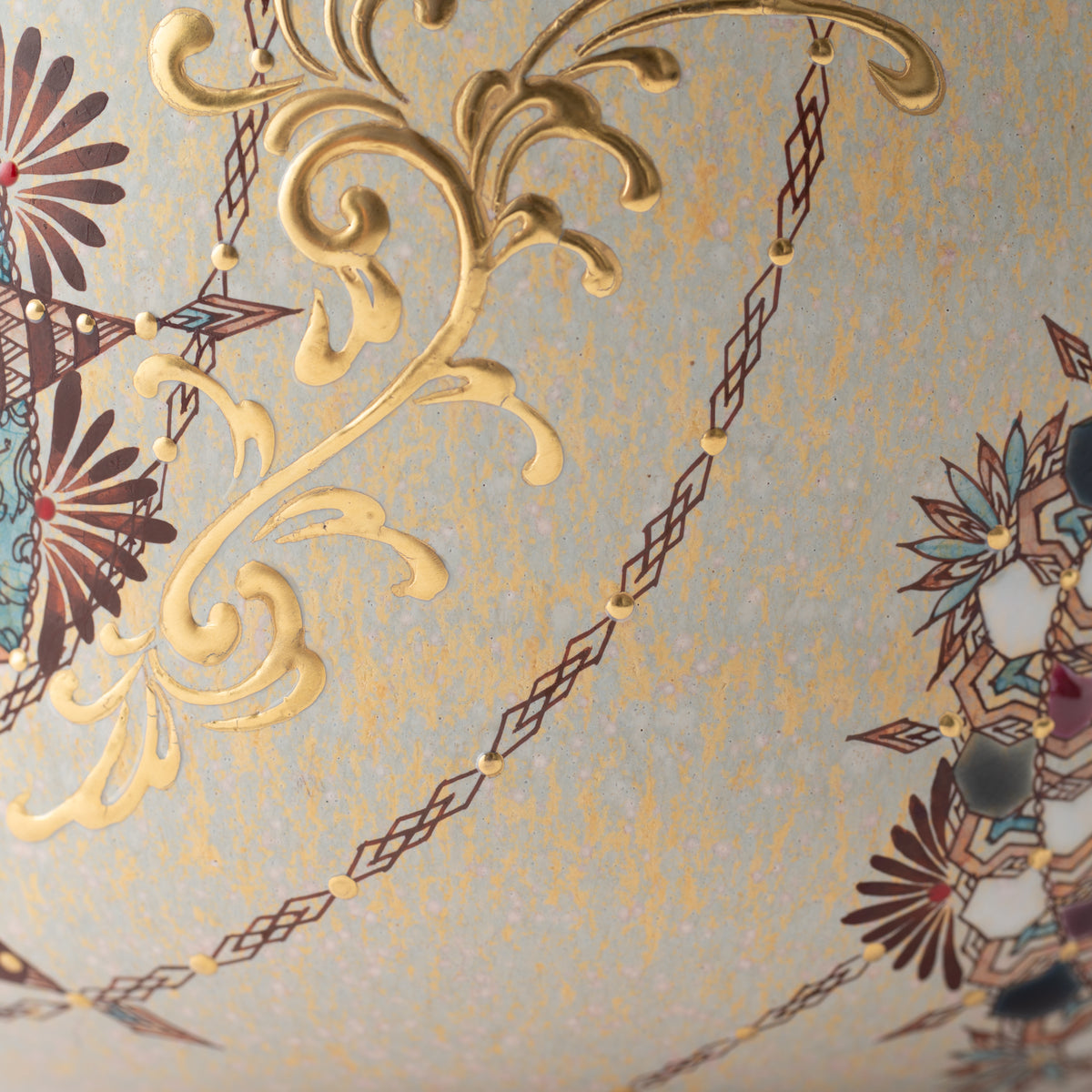 Ebicha-Saibyo Window with Gold