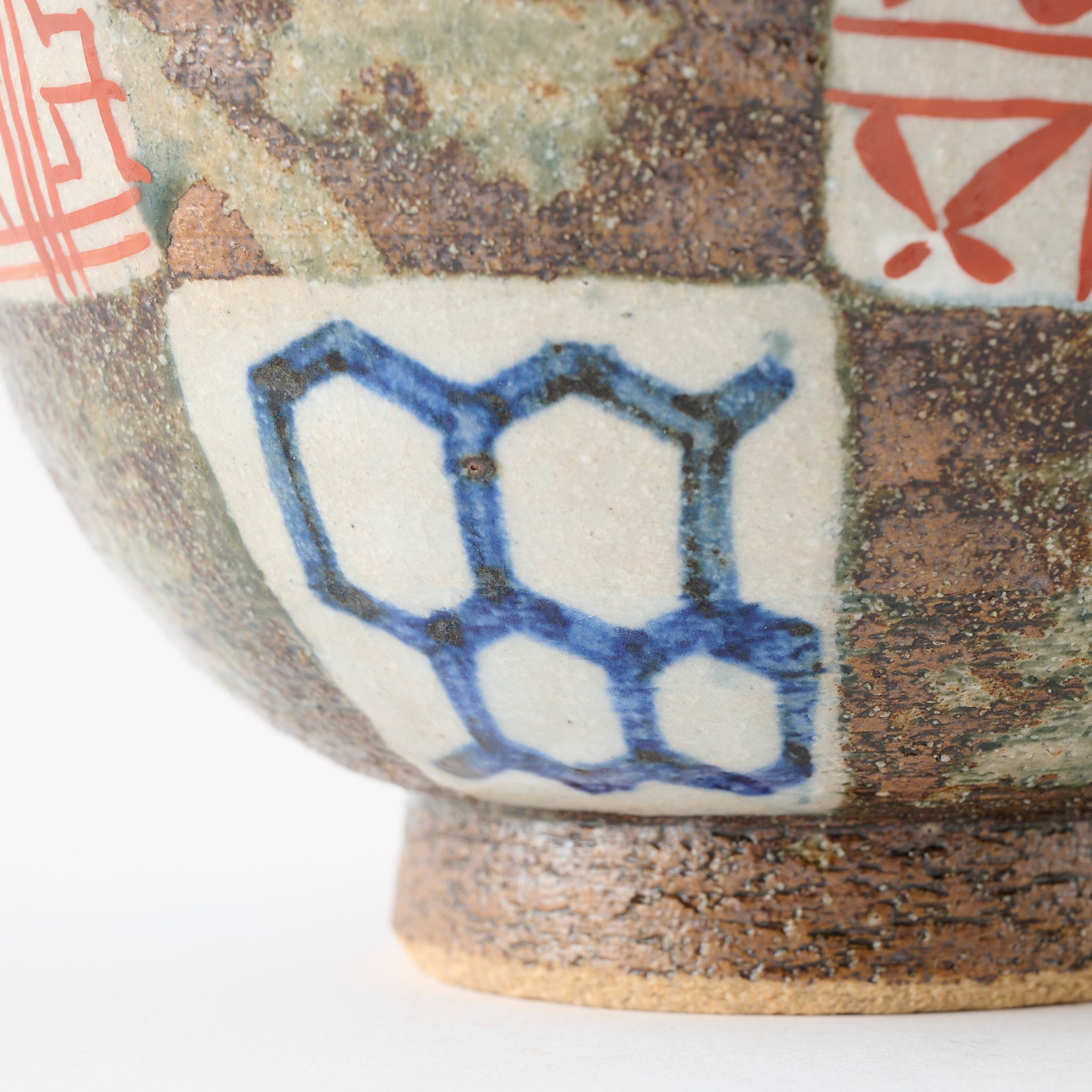 Cuenco Donburi con estampado de cuadros de 6,2 pulgadas