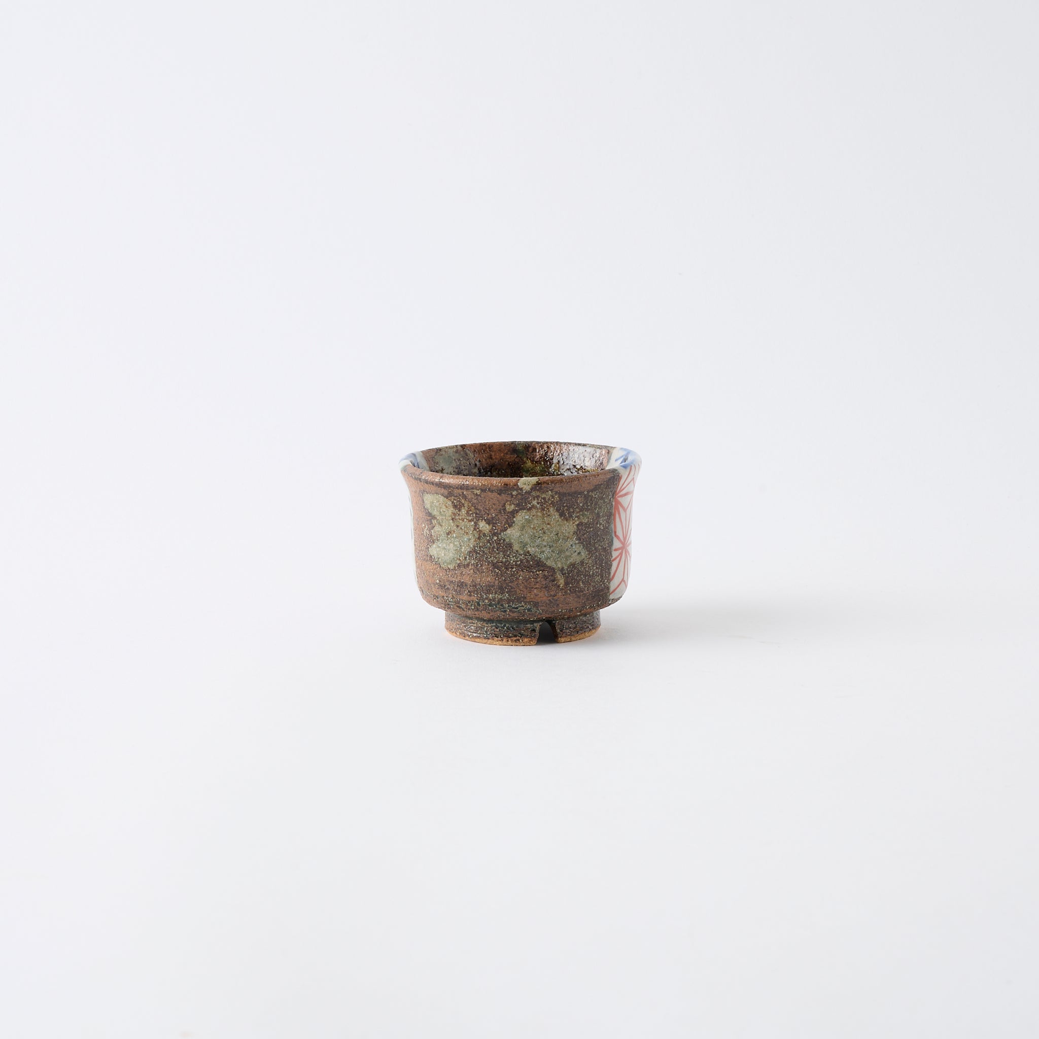 Guinomi Sake-Becher im Hanfblatt-Design