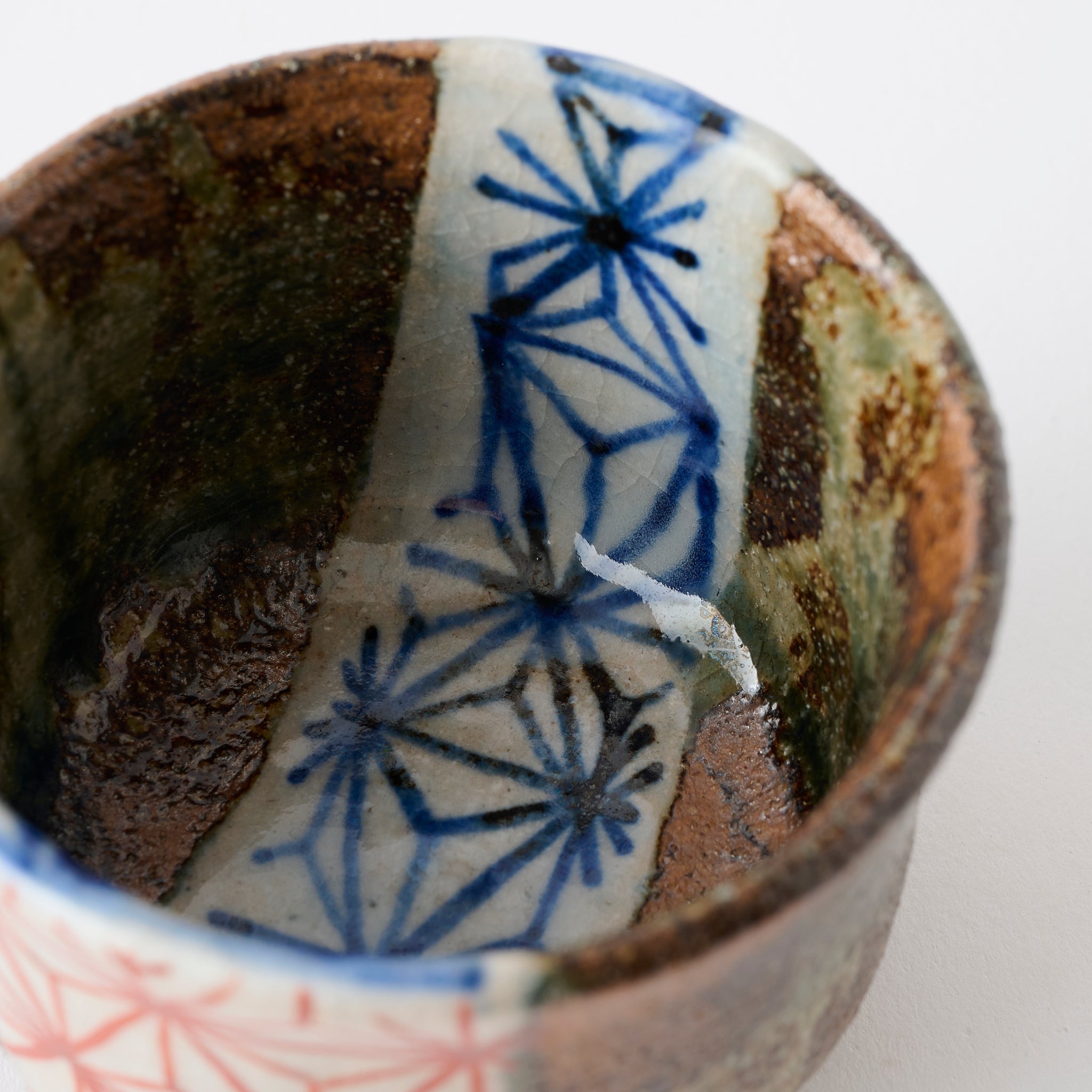 Guinomi Sake-Becher im Hanfblatt-Design