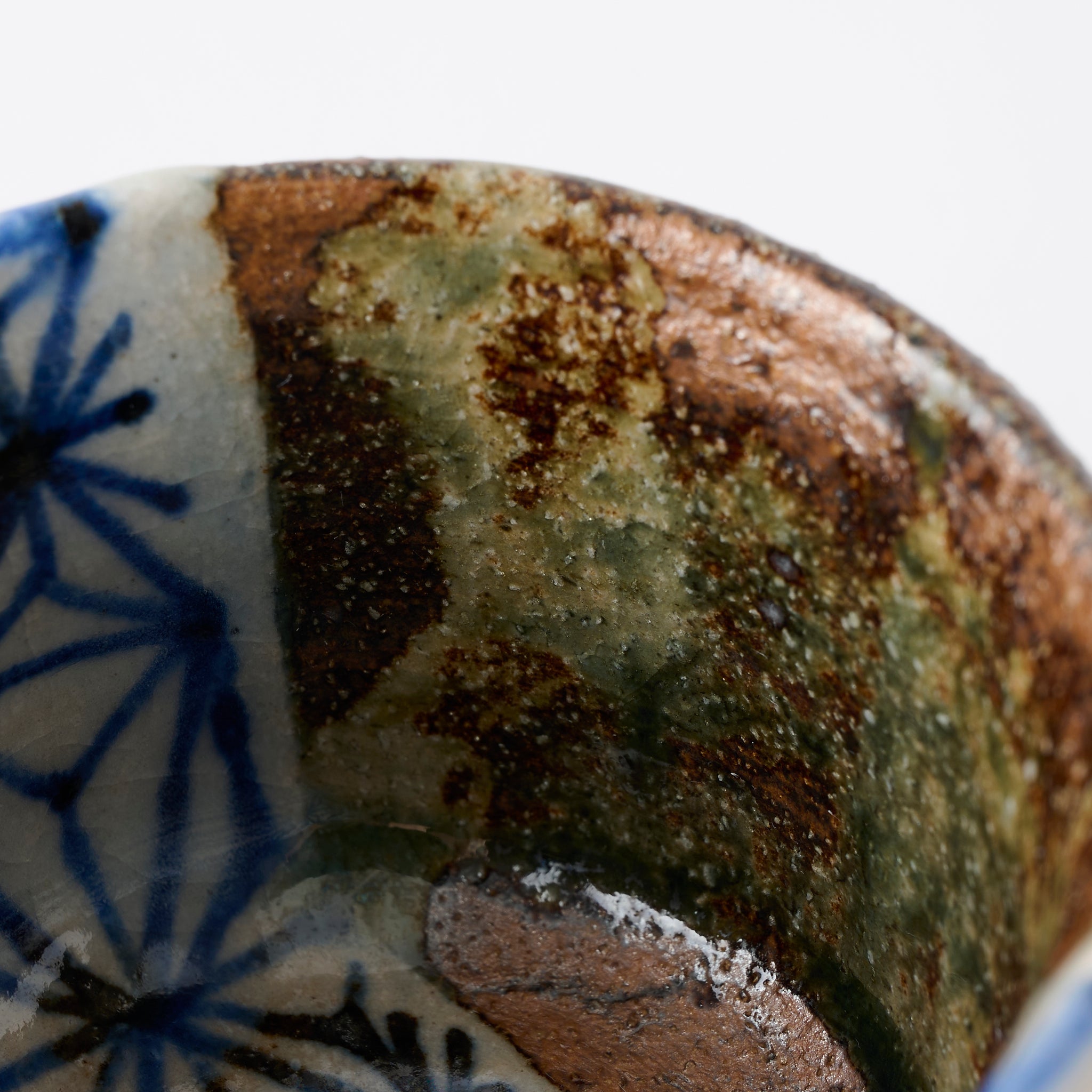 Guinomi Sake-Becher im Hanfblatt-Design