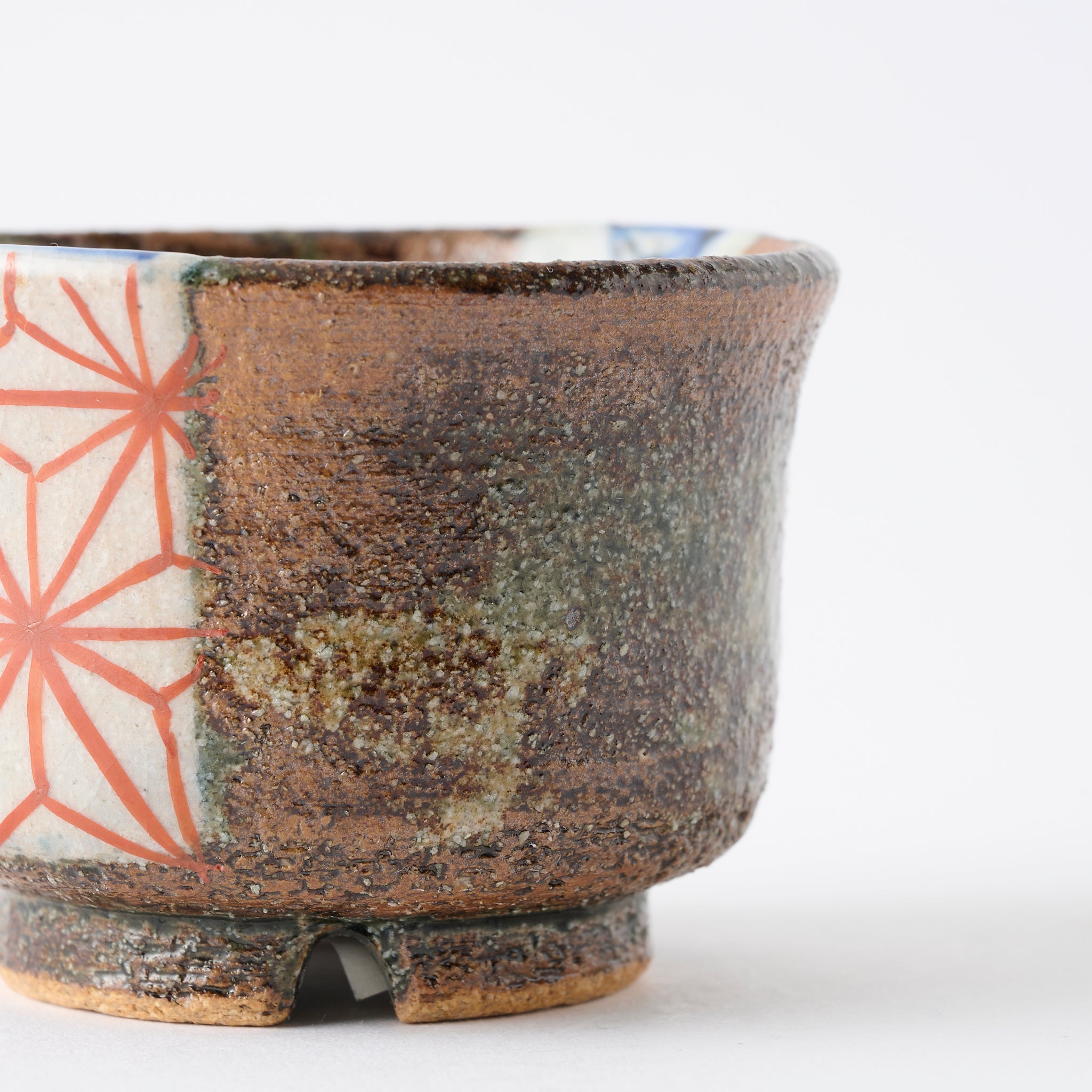 Guinomi Sake-Becher im Hanfblatt-Design