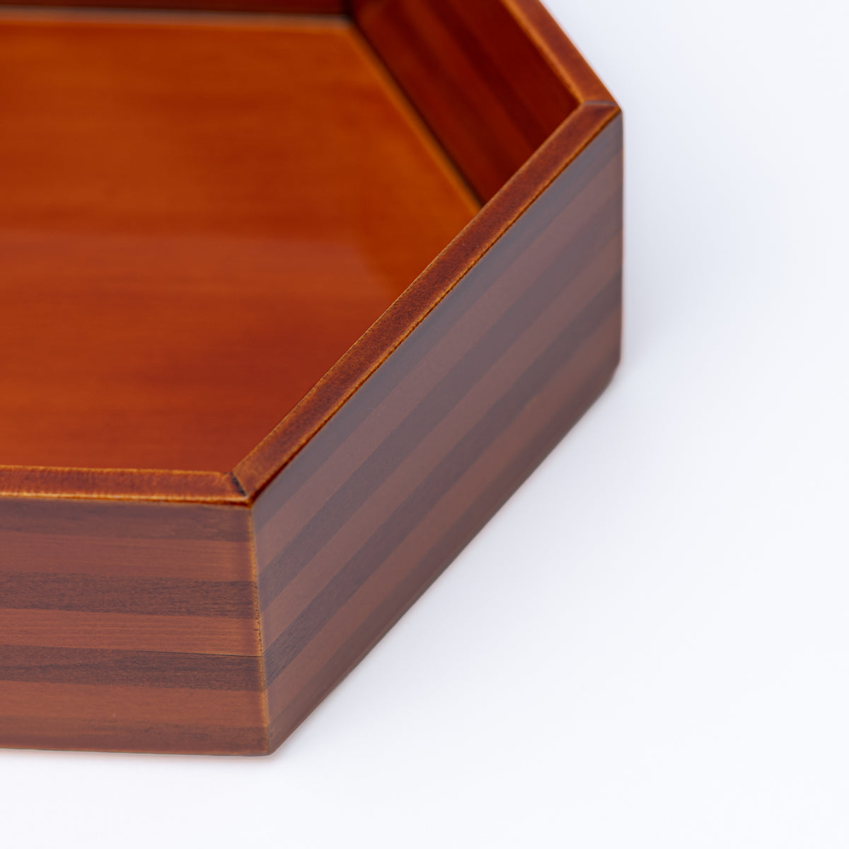 Golden Amber Hexagonal Jubako Bento Box