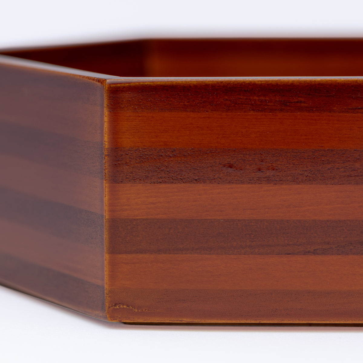 Golden Amber Hexagonal Jubako Bento Box