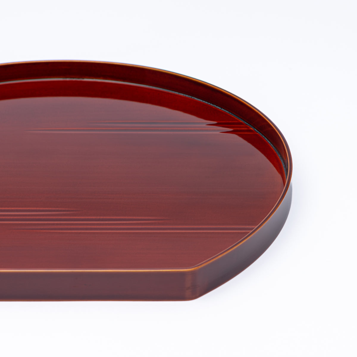 Golden Amber Half Moon Tray