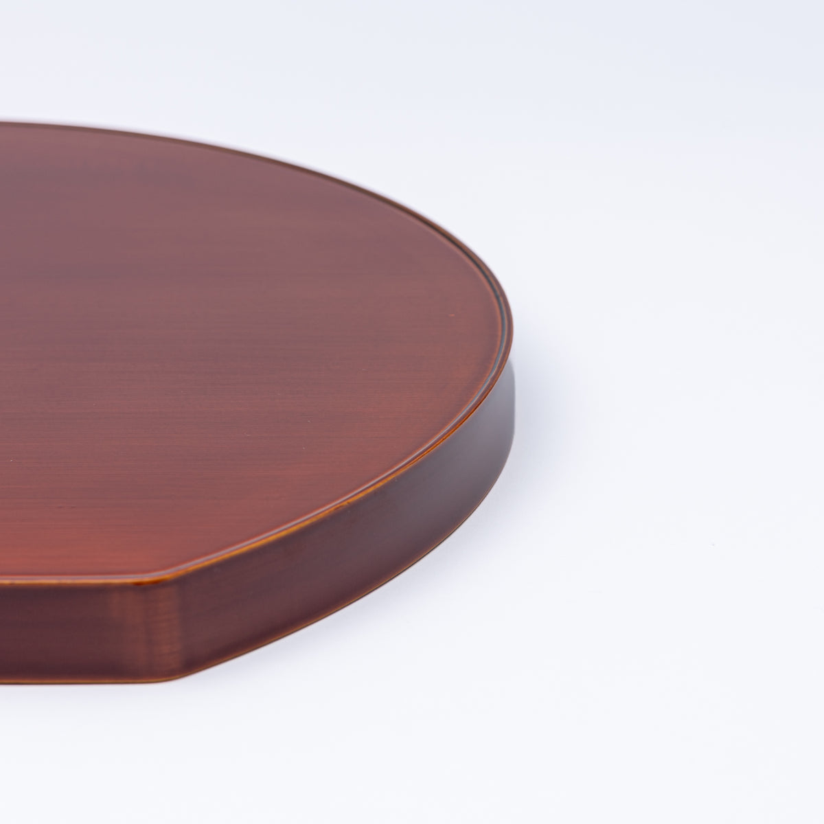 Golden Amber Half Moon Tray